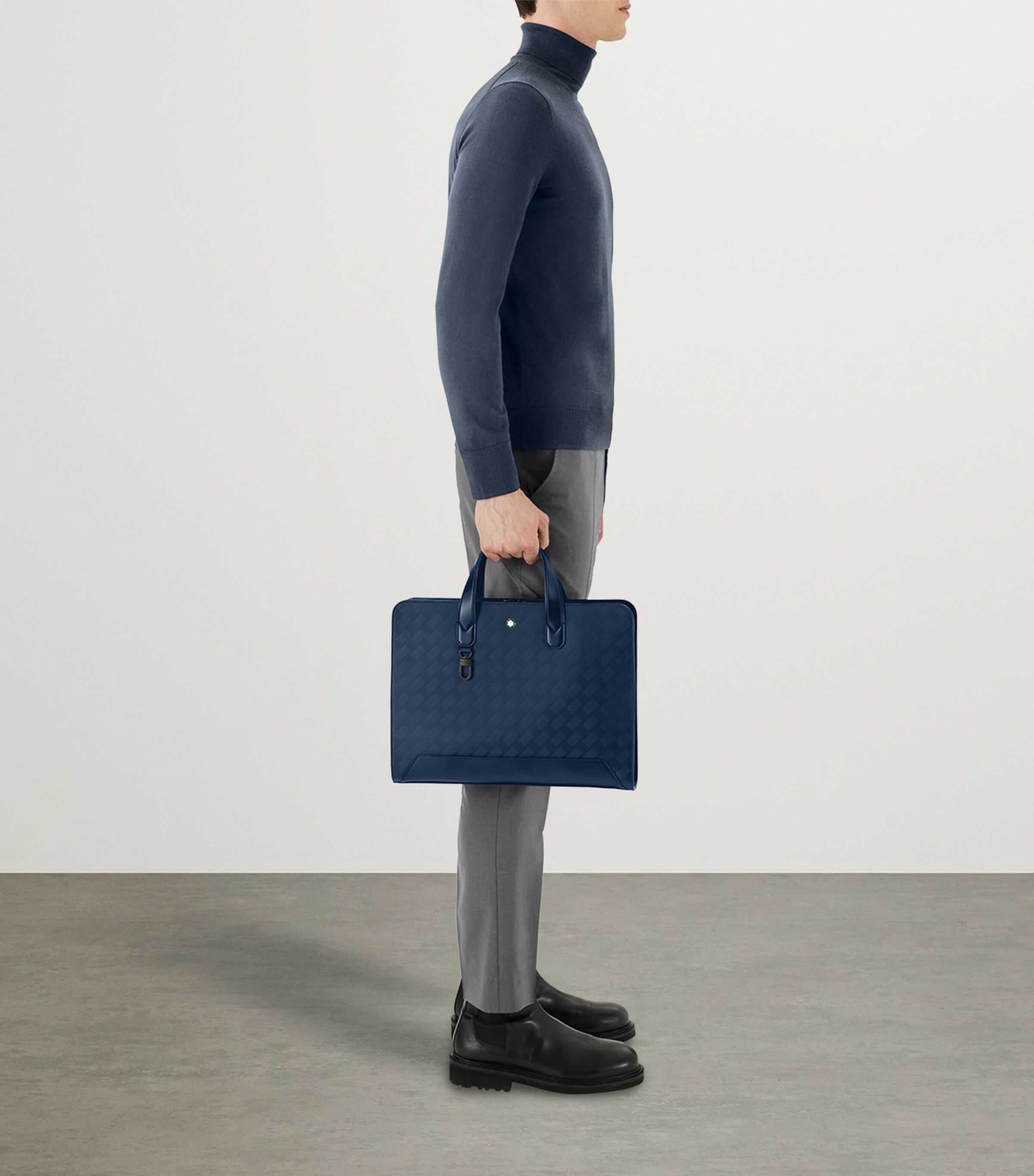 Montblanc Leather Extreme 3.0 Briefcase Ink Blue Image 4