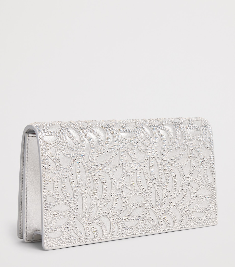 Christian Louboutin Womens Bettina Embellished Leather Clutch Bag Image 3