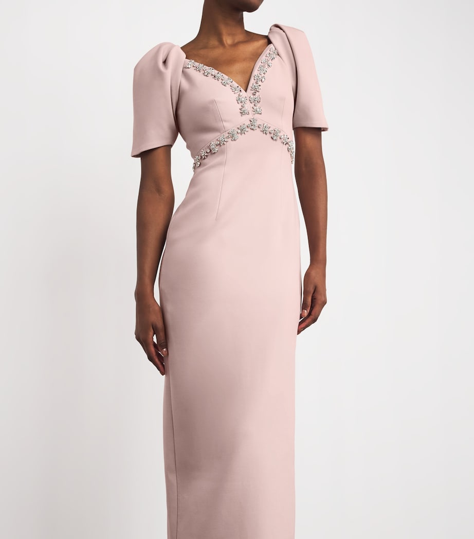 Embellished Myrna Maxi Dress PALE PINK Image 6