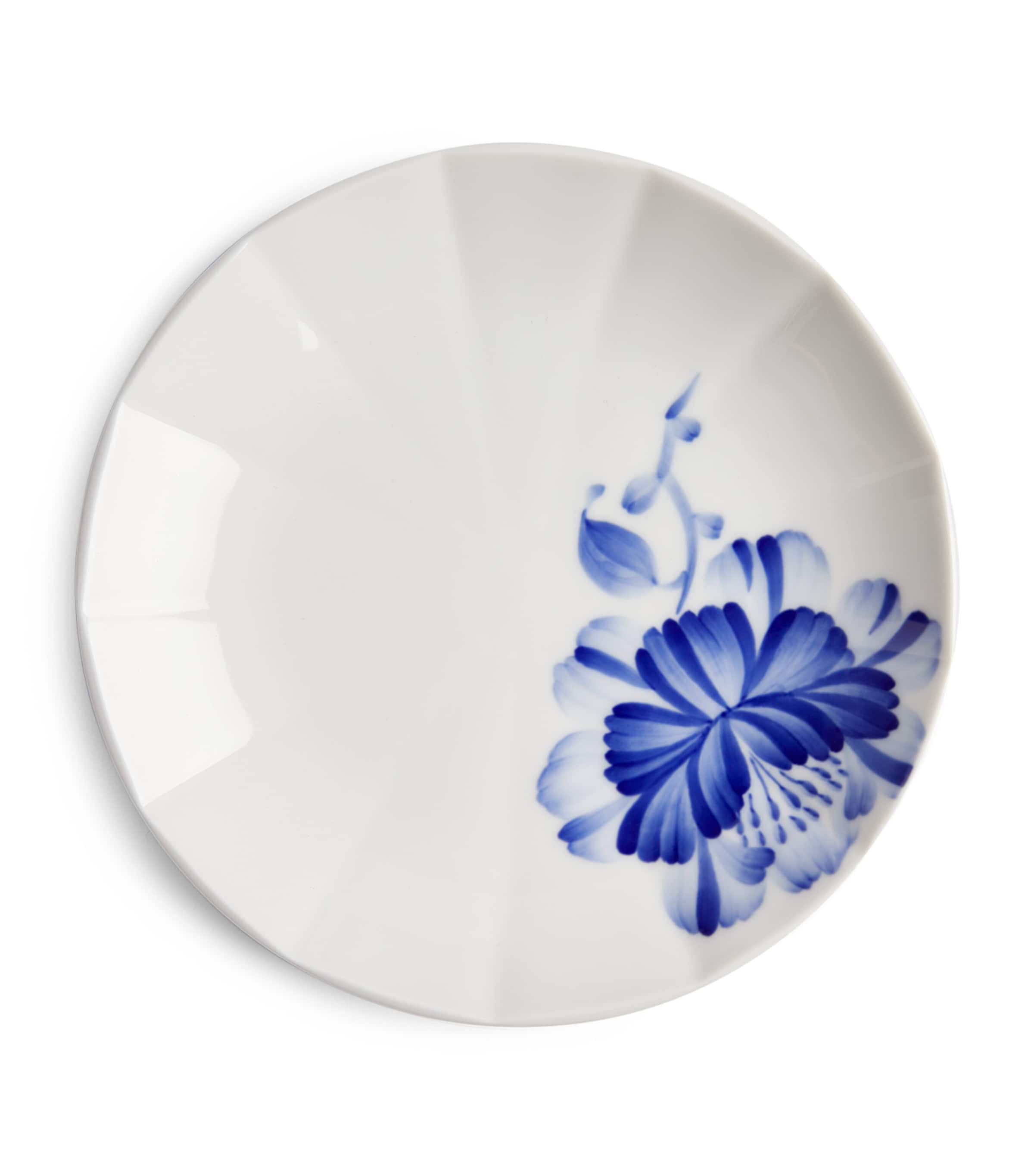 Royal Copenhagen Camellia Plate In Blue