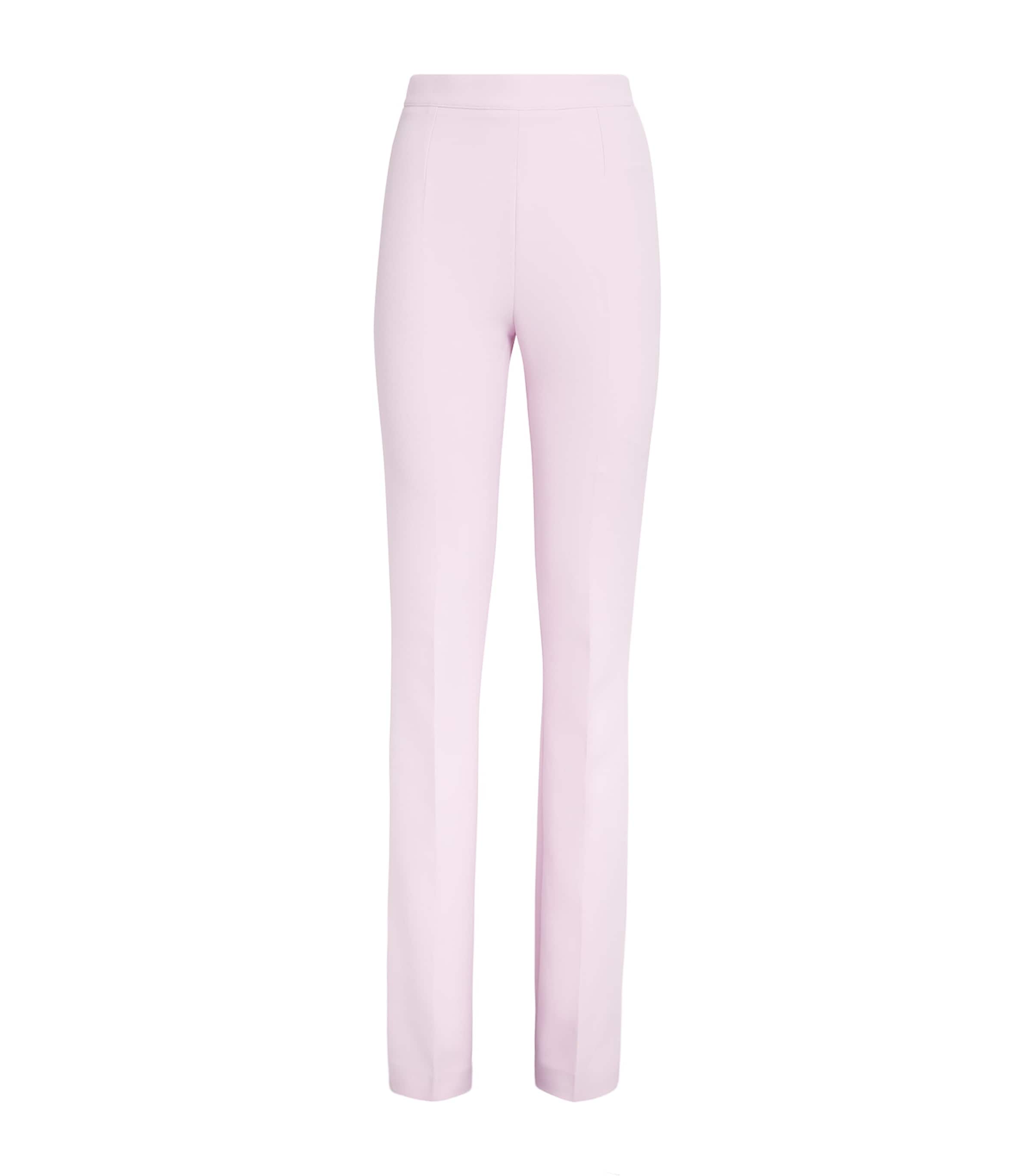 Safiyaa Crepe Alexa Flared Trousers | Women Clothing | Trousers | Tailored Trousers | Workwear | Designers | Safiyaa | Co-ords