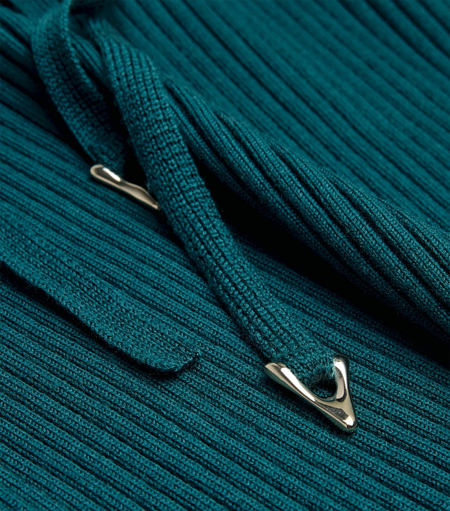 Wool-Blend Roman Midi Skirt 139 AZURE Image 5