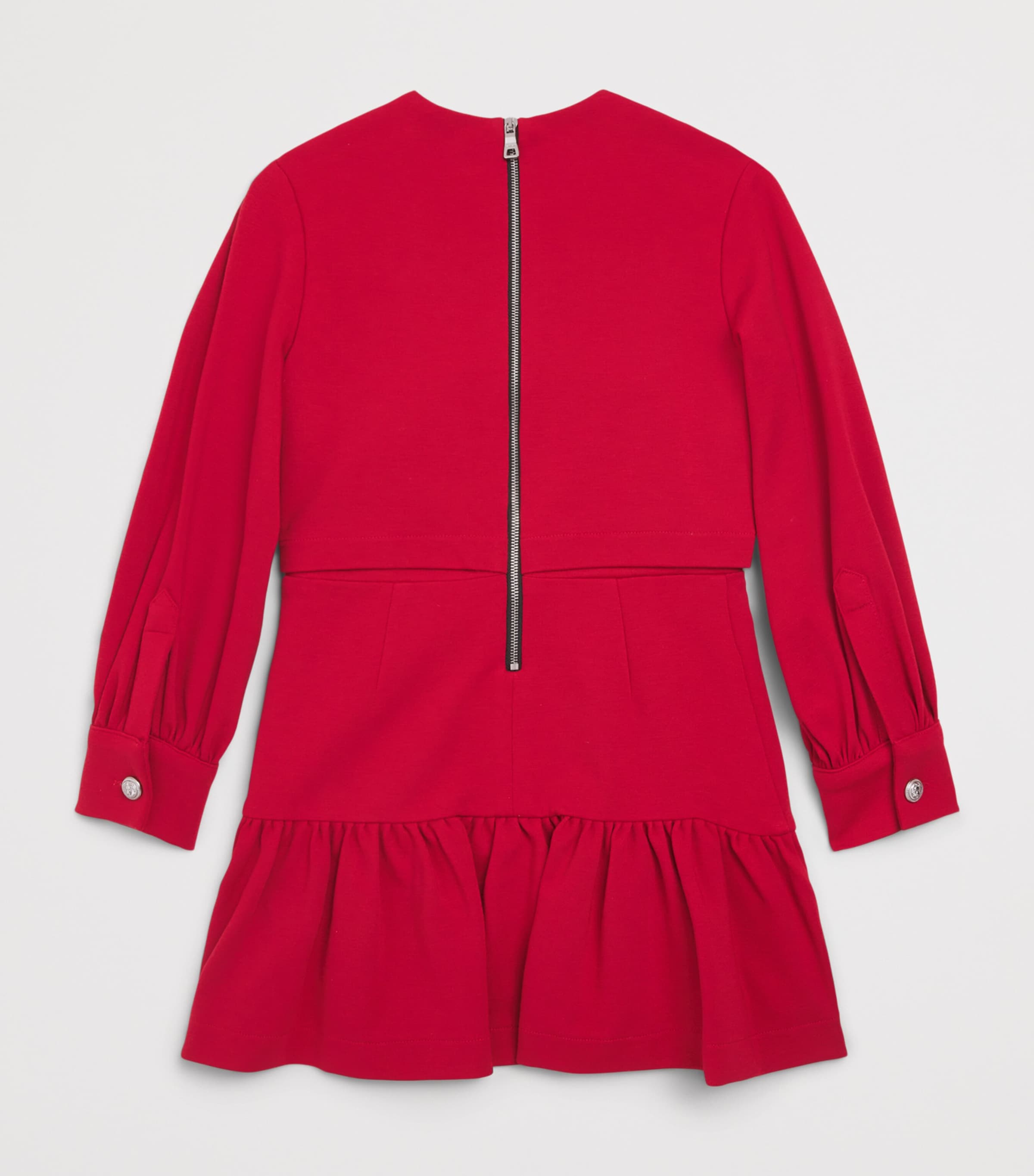 Balmain Kids Skater Dress (6-14 Years) Chili/argento Image 2