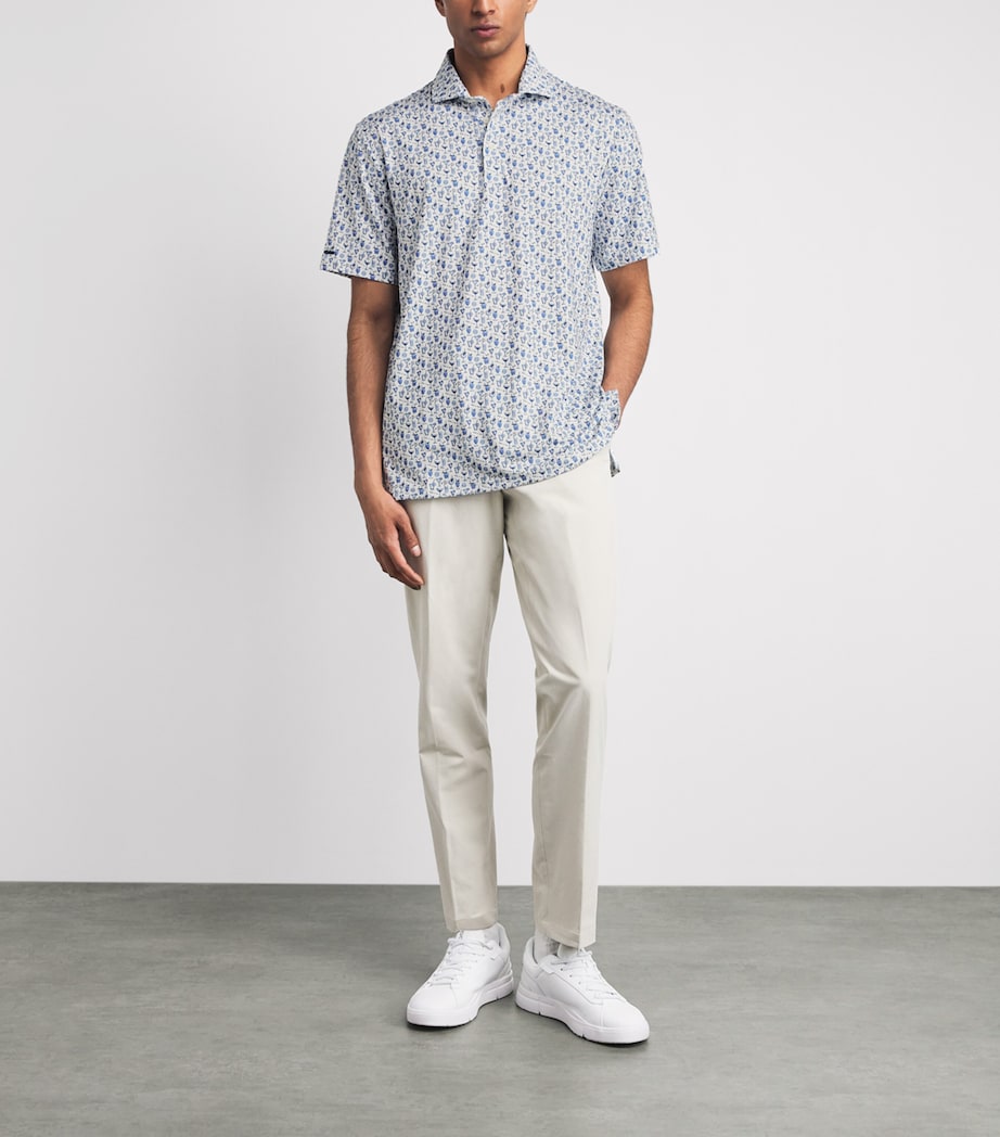RLX Ralph Lauren Mens Airflow Polo Shirt Ceramic Wht Chn Chn Image 2
