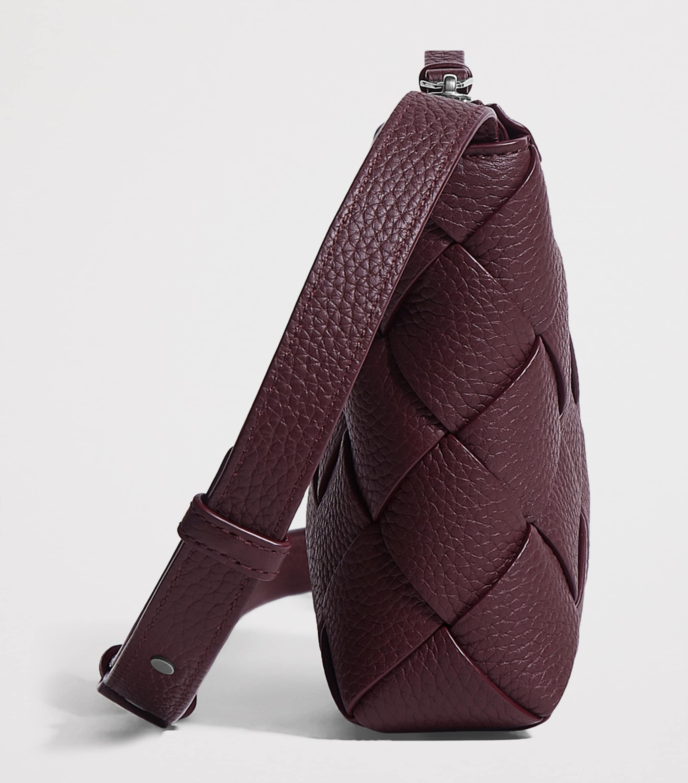 Bottega Veneta Small Leather Diago Messenger Bag Image 3