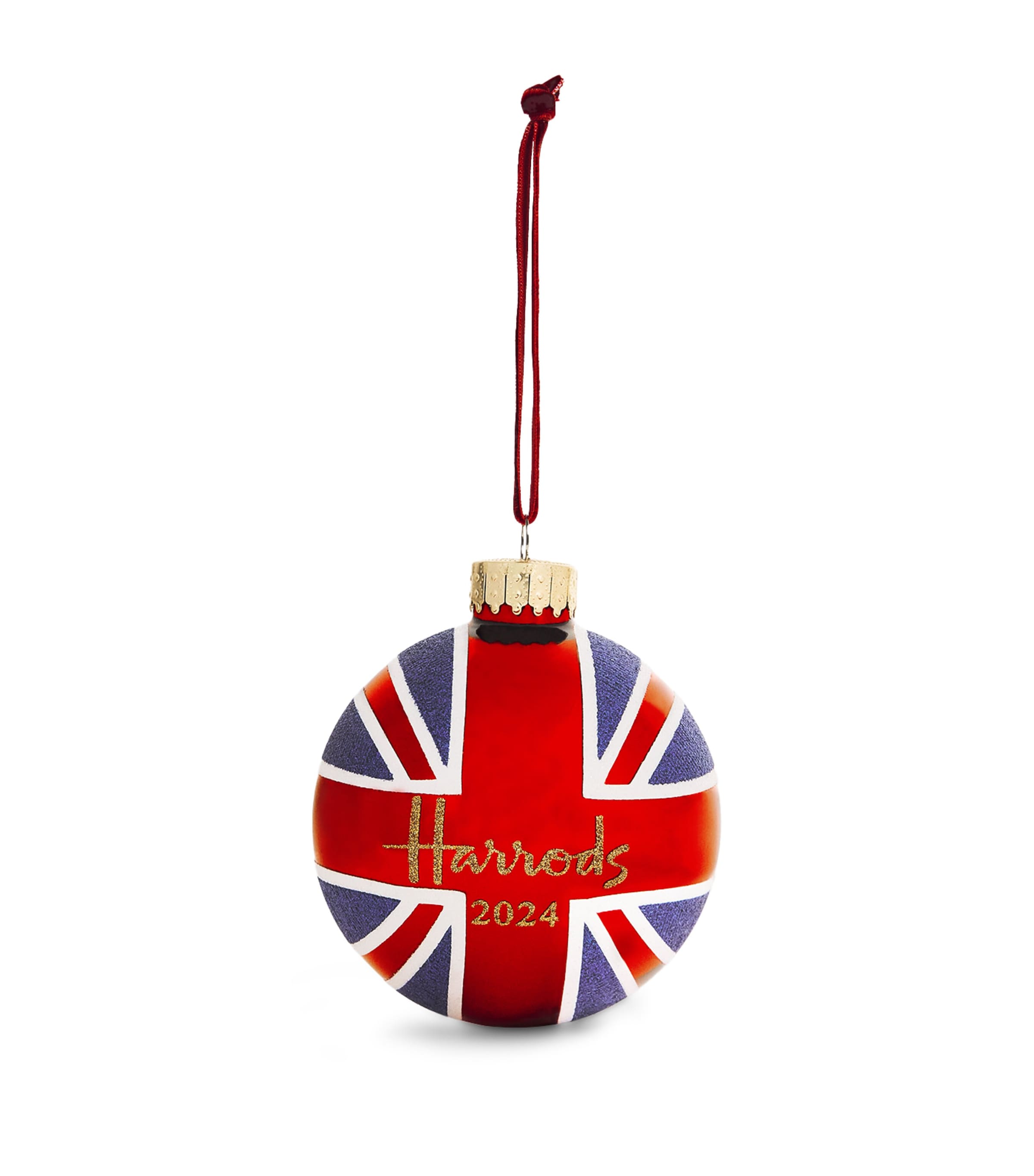 Harrods Union Jack Bauble In Multi