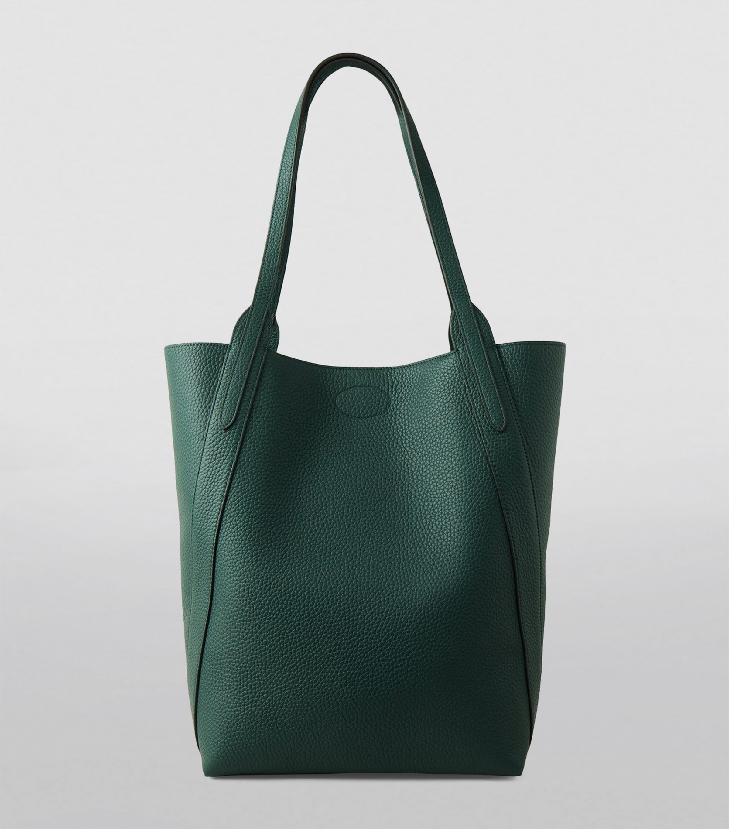 Leather North South Bayswater Tote Bag MULBERRY GREEN Image 2