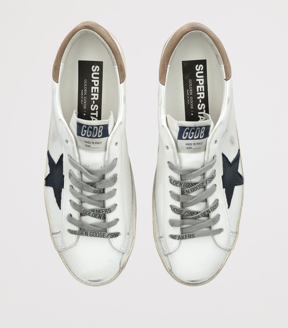 Golden Goose Leather Super-Star Sneakers White/oth Image 4