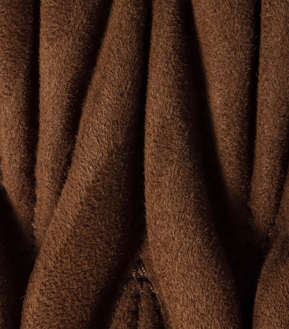 Matelassé Suede Arcadie Top-Handle Bag F0324 Image 5