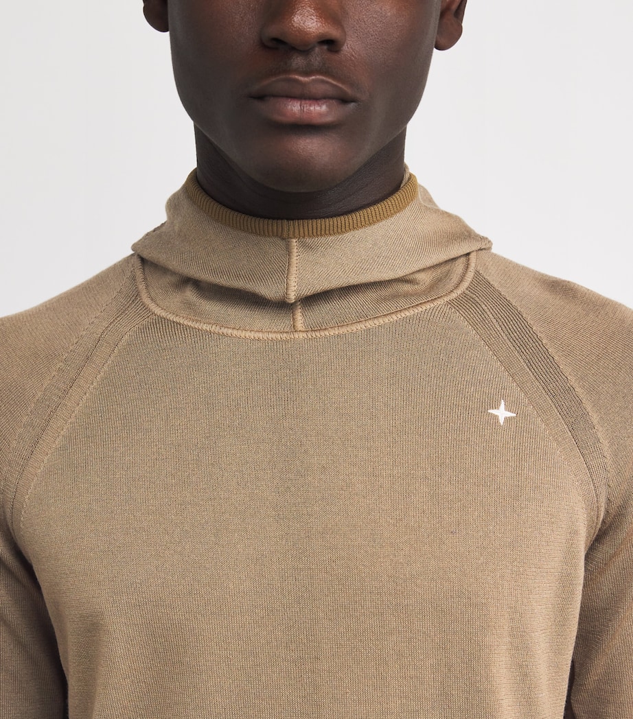 Wool-Blend Balaclava-Style Hoodie V0098 Image 6