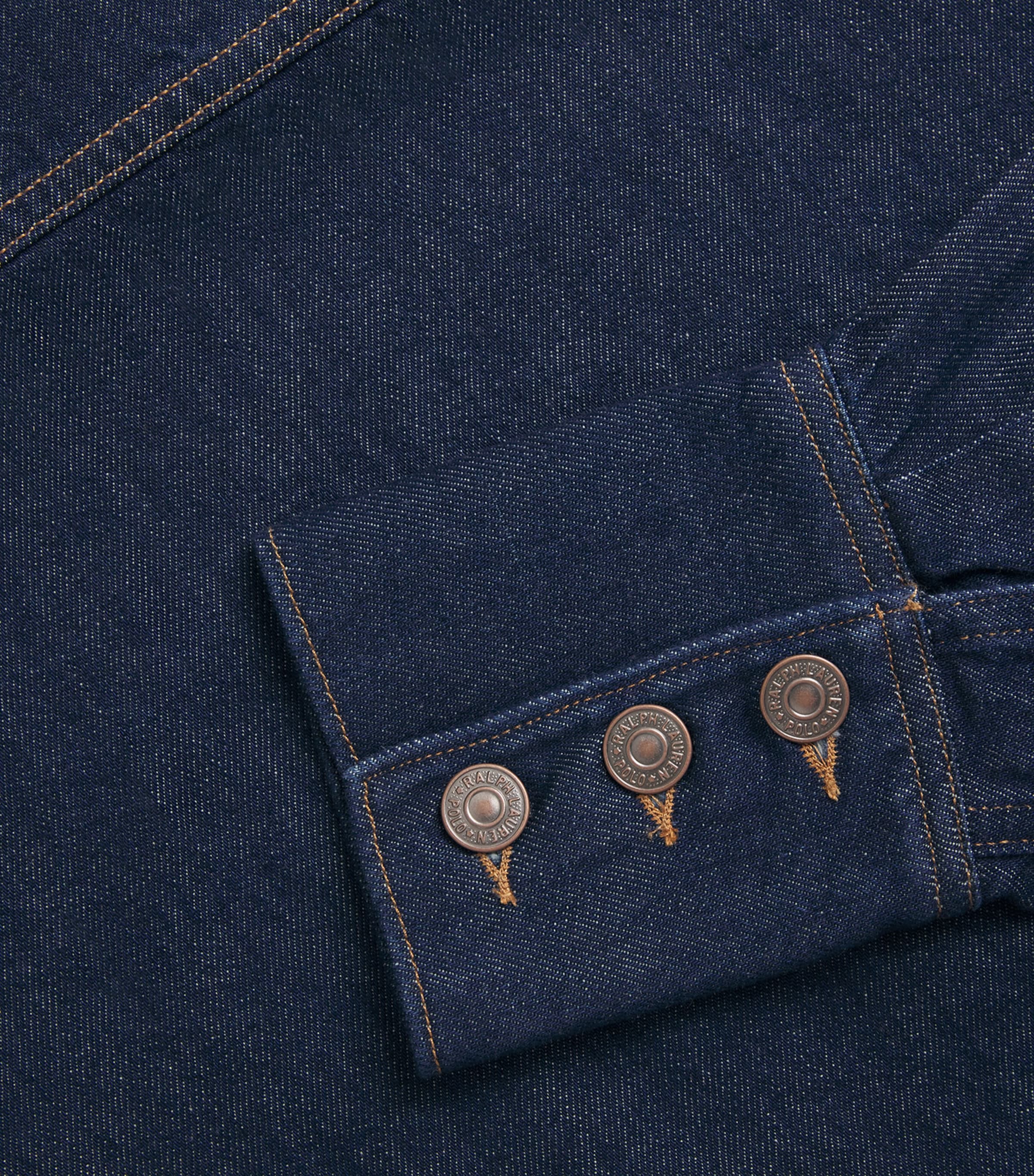 Polo Ralph Lauren Womens Structured Denim Jacket Manteas Wash Image 6