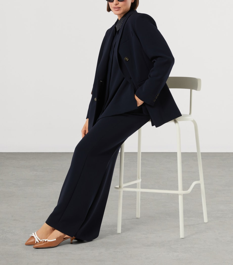 Marina Rinaldi Womens Embroidered Shirt Midnightblue Image 2