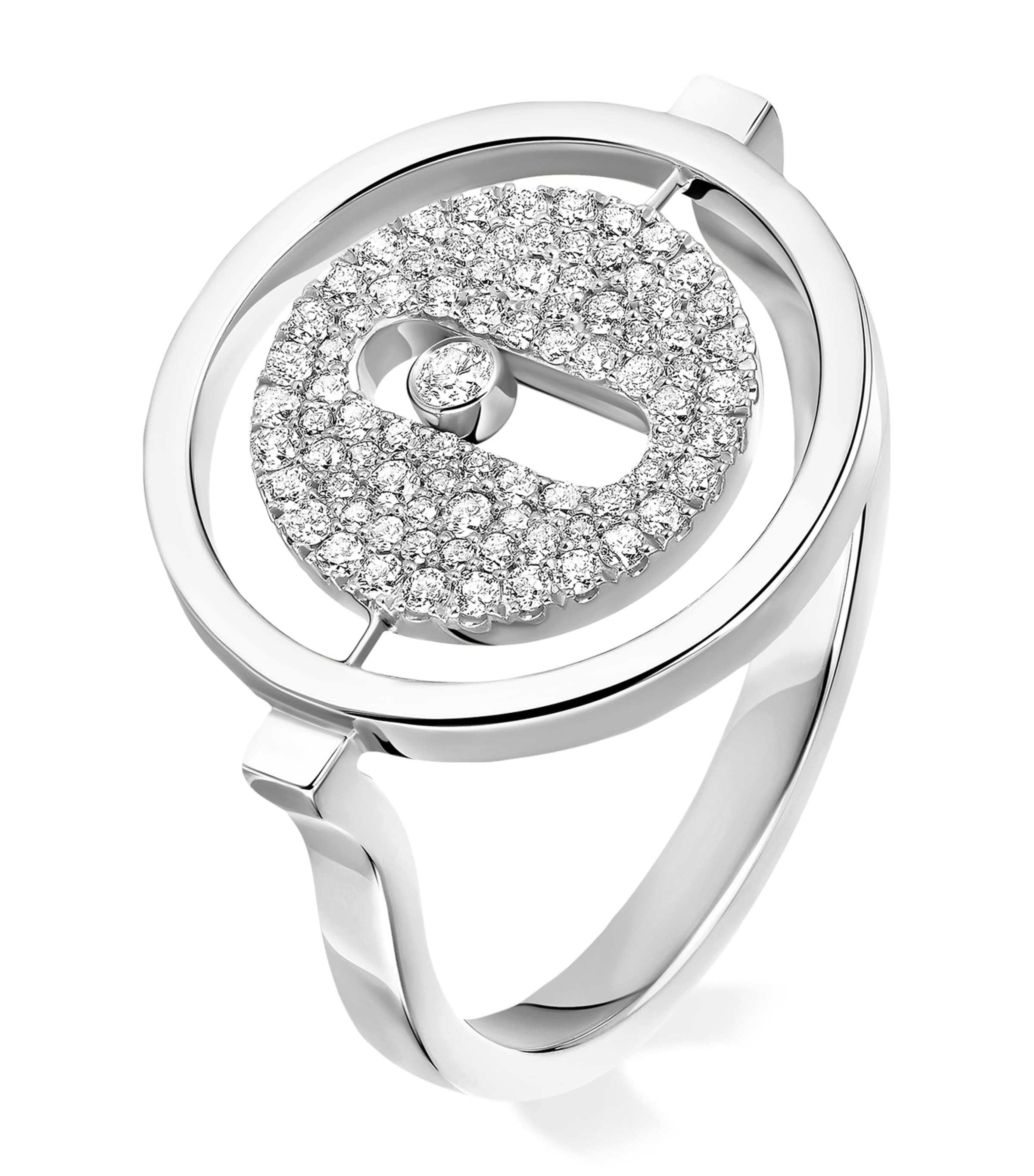 Messika Lucky Move White Gold and Diamond Ring (0.24ct) White Gold Image 1