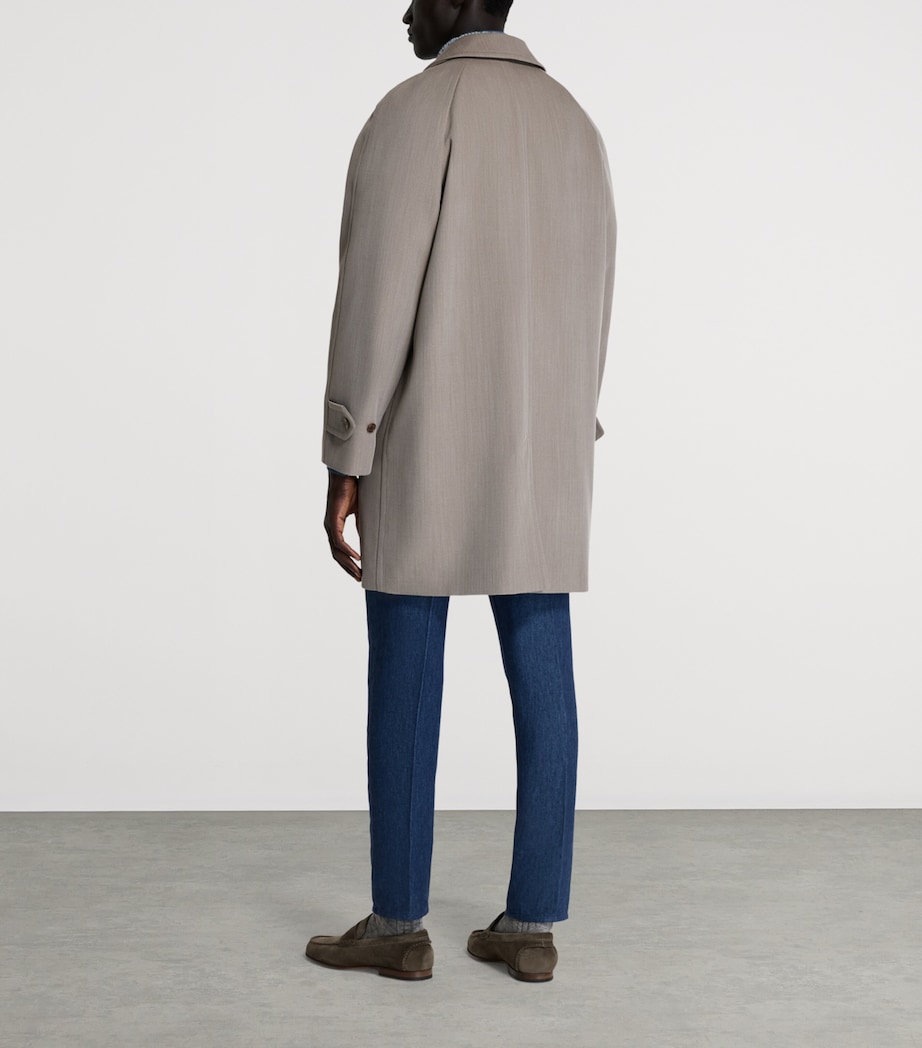 Virgin Wool Coat 030GREY Image 3