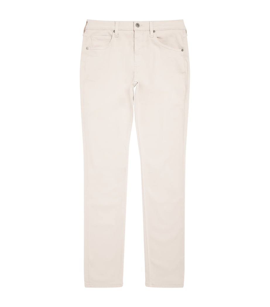 PAIGE Mens Lennox Slim Jeans Sea Shell Image 1