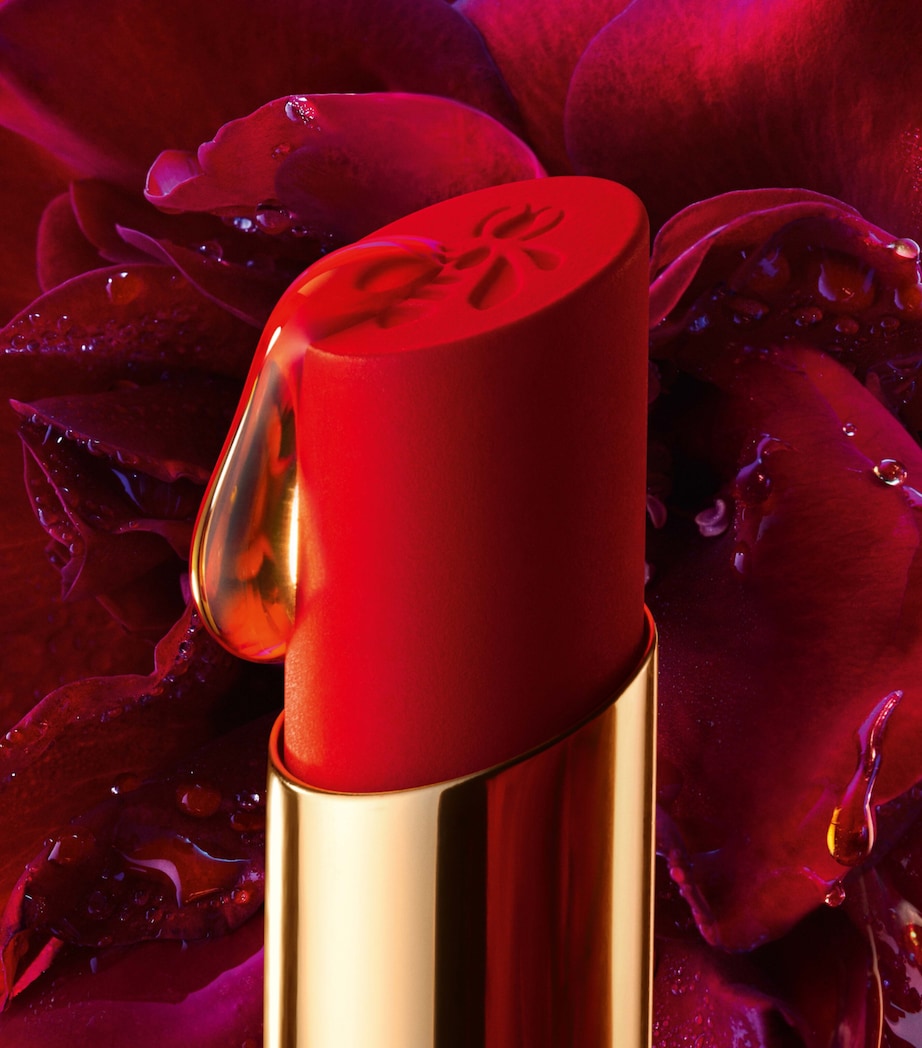 Guerlain KissKiss Honey-Infused Intense Lipstick Warm Marigold Image 6