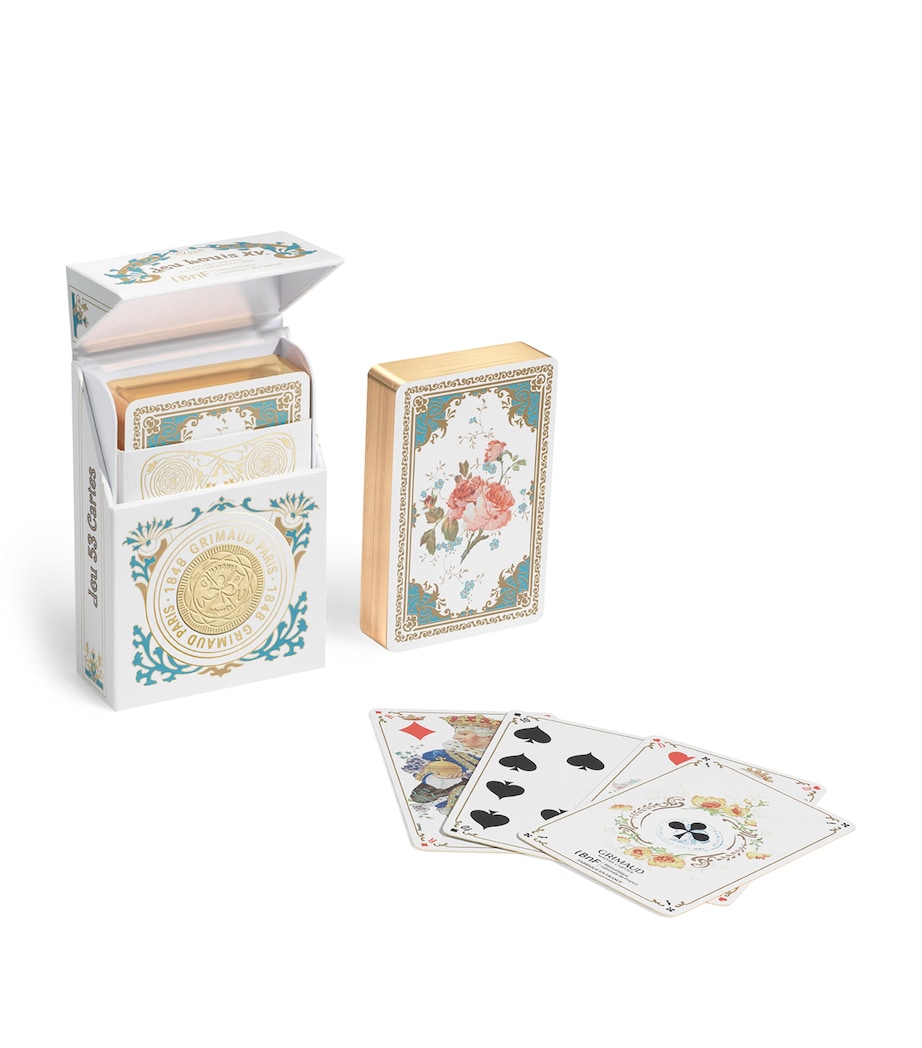 x BnF N°1503 Louis XV Archival Playing Cards (53 Cards) BLUE Image 1