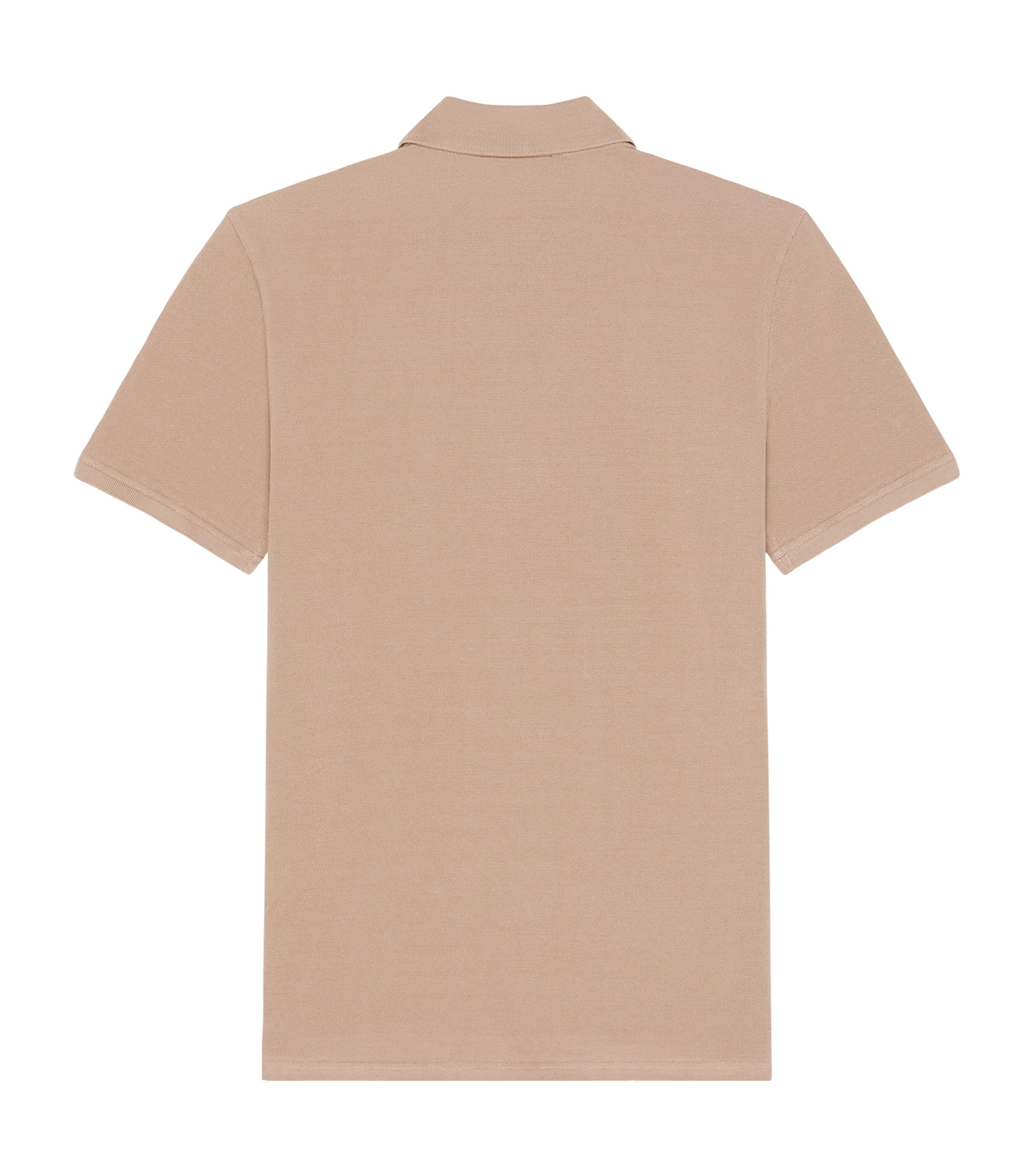Cotton Logo Polo Shirt BEIGE Image 3