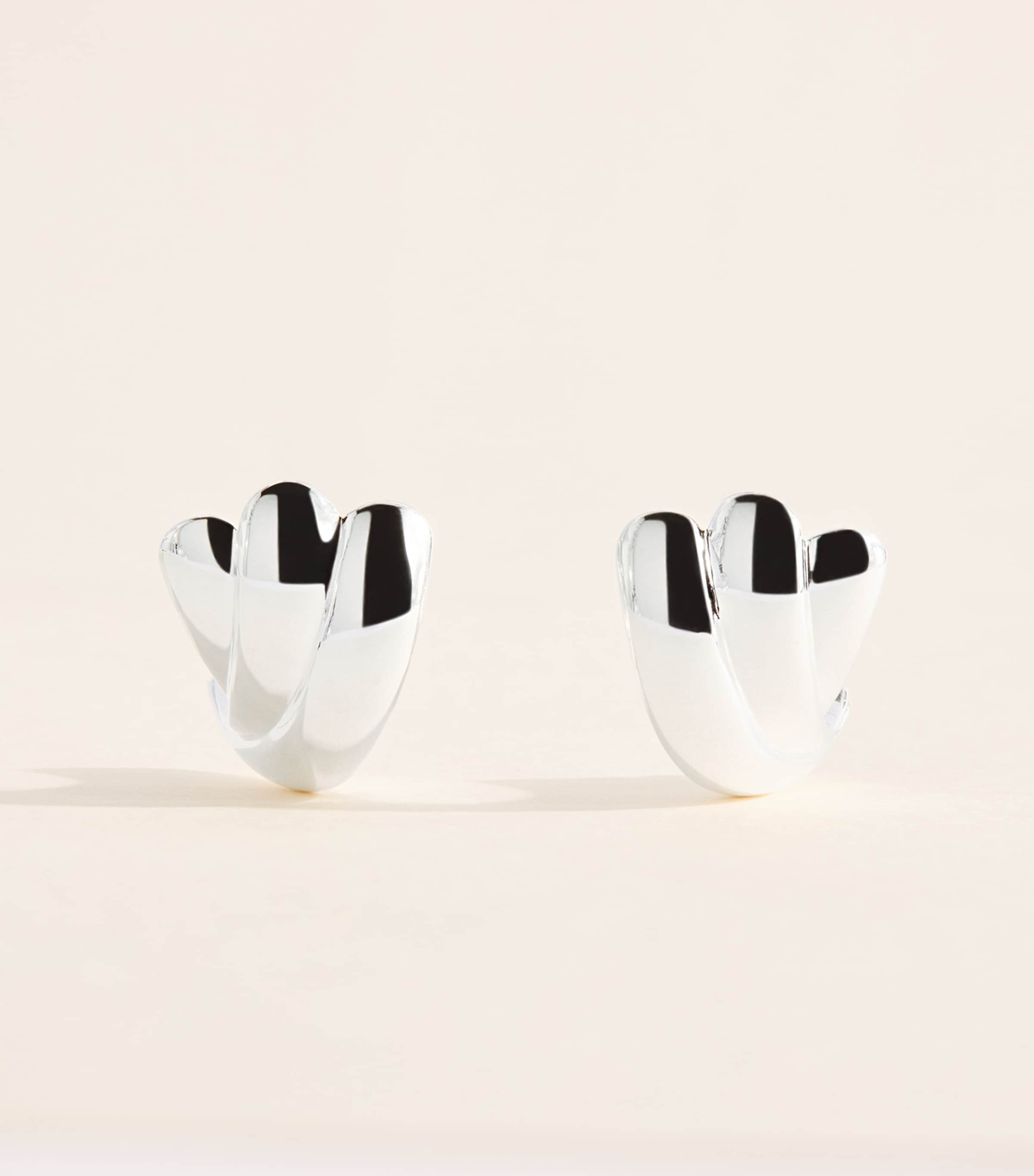 LIÉ STUDIO Sterling Silver The Magda Earrings Silver Image 1