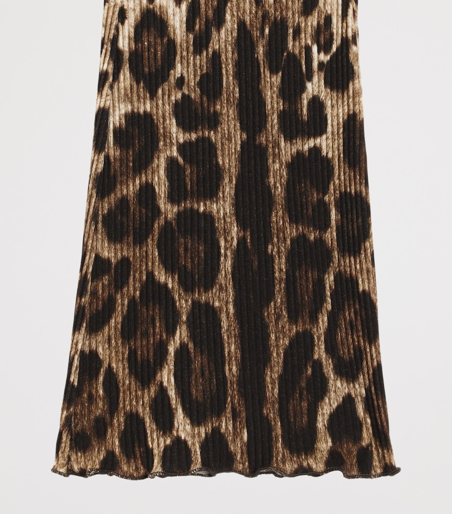 Dolce&Gabbana Kids Leopard Flared Leggings (8-12+ Years) Leo New Image 4