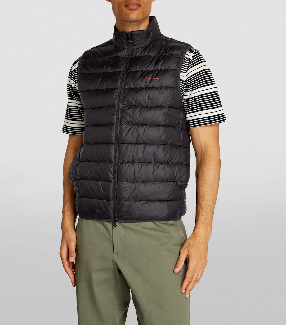 Quilted Bretby Gilet BLACK Image 2