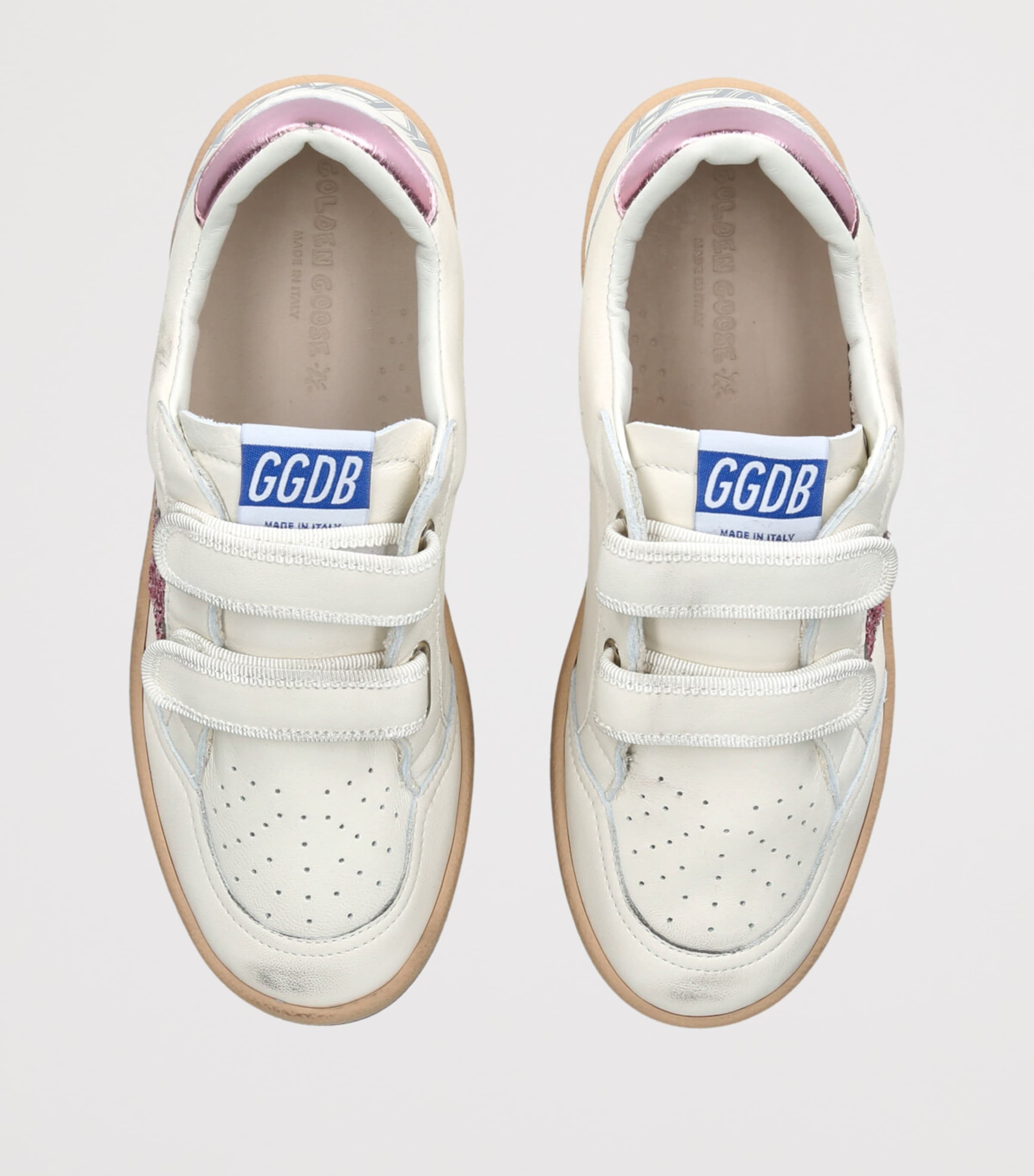 Leather Ball Star Sneakers PINK COMB Image 4