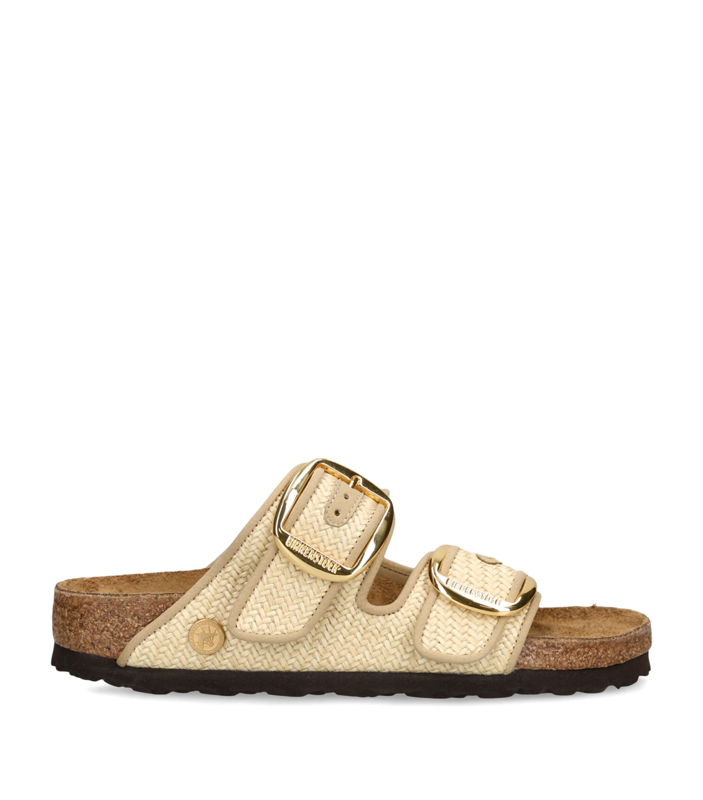 Birkenstock Raffia Arizona Sandals Cream Image 1