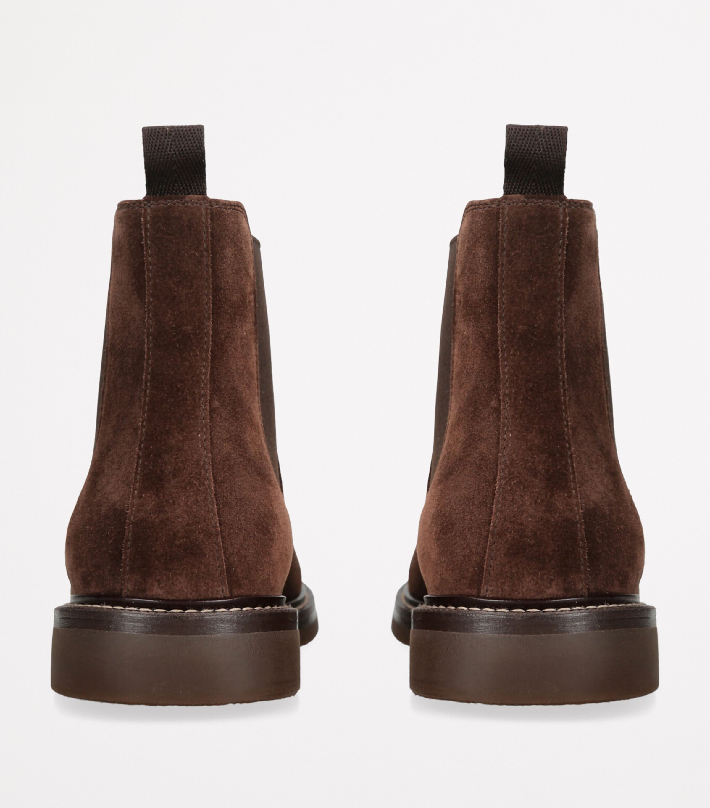 Suede Chelsea Boots BROWN Image 2