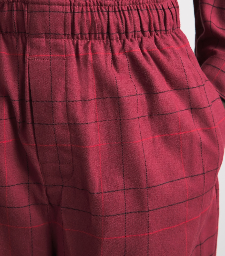 Calvin Klein Mens Cotton Flannel Pyjama Set Sophie Plaid Es Image 5