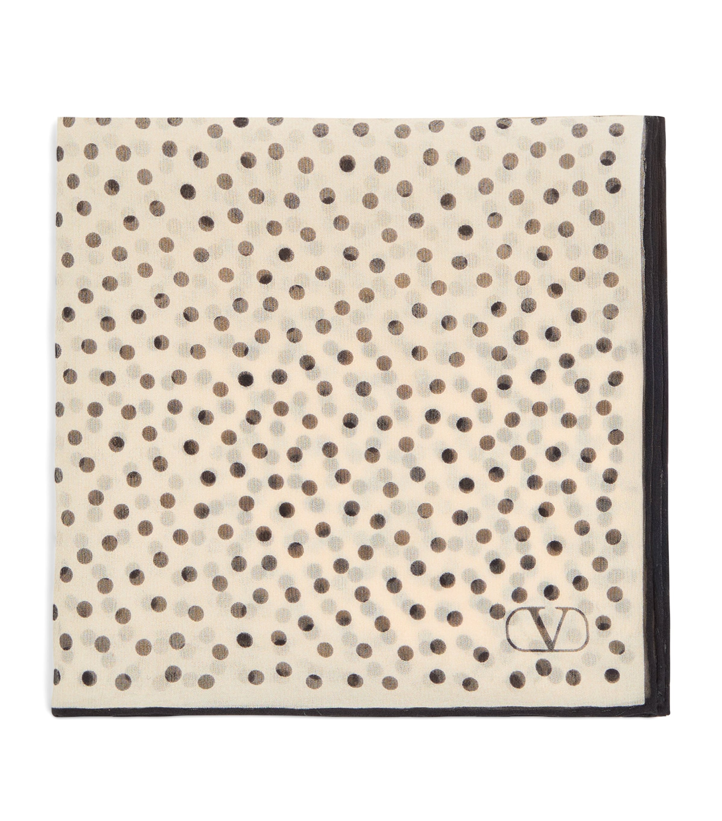 Valentino Silk Polka-dot Pocket Square