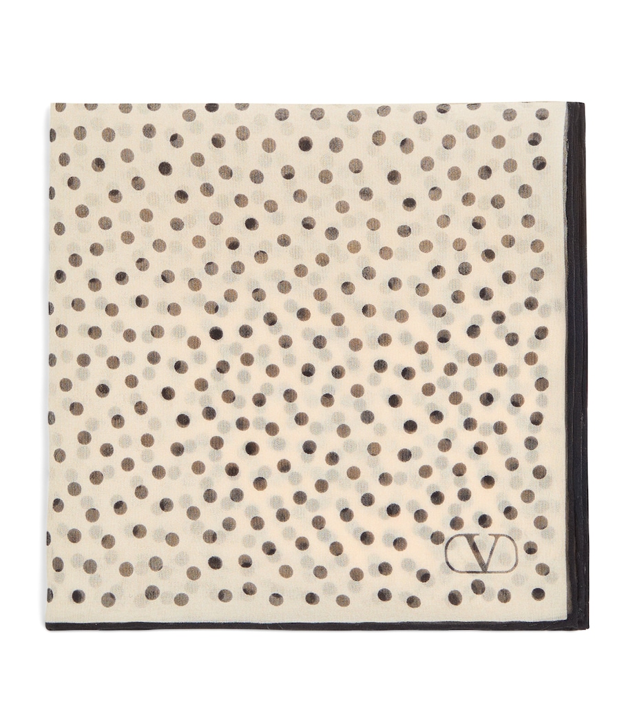 Silk Polka-Dot Pocket Square 108 Image 1