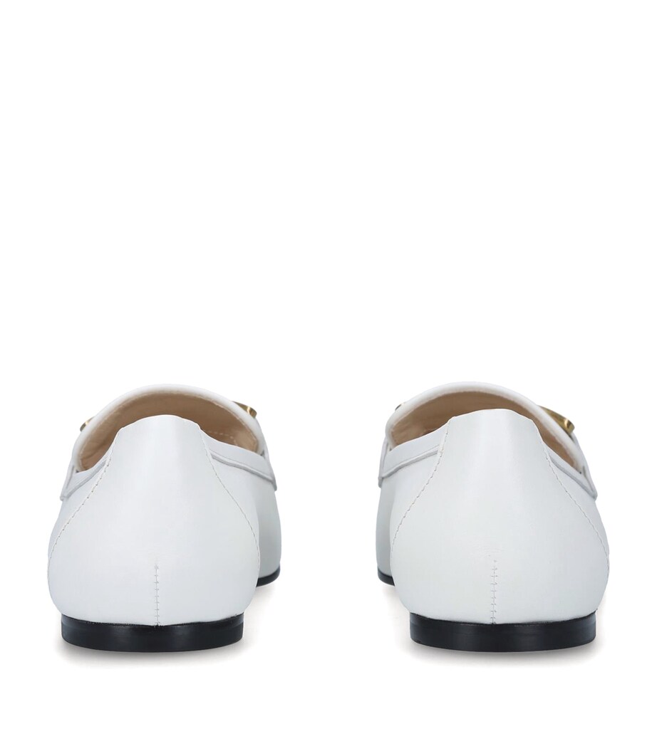 Leather Loafers WHITE Image 5