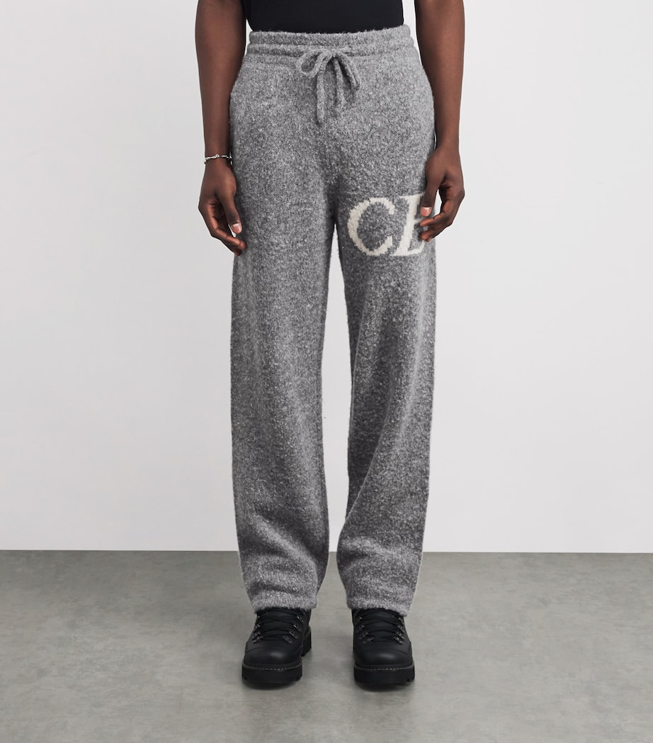 Wool-Blend Logo Sweatpants GREY MARL 210 Image 3