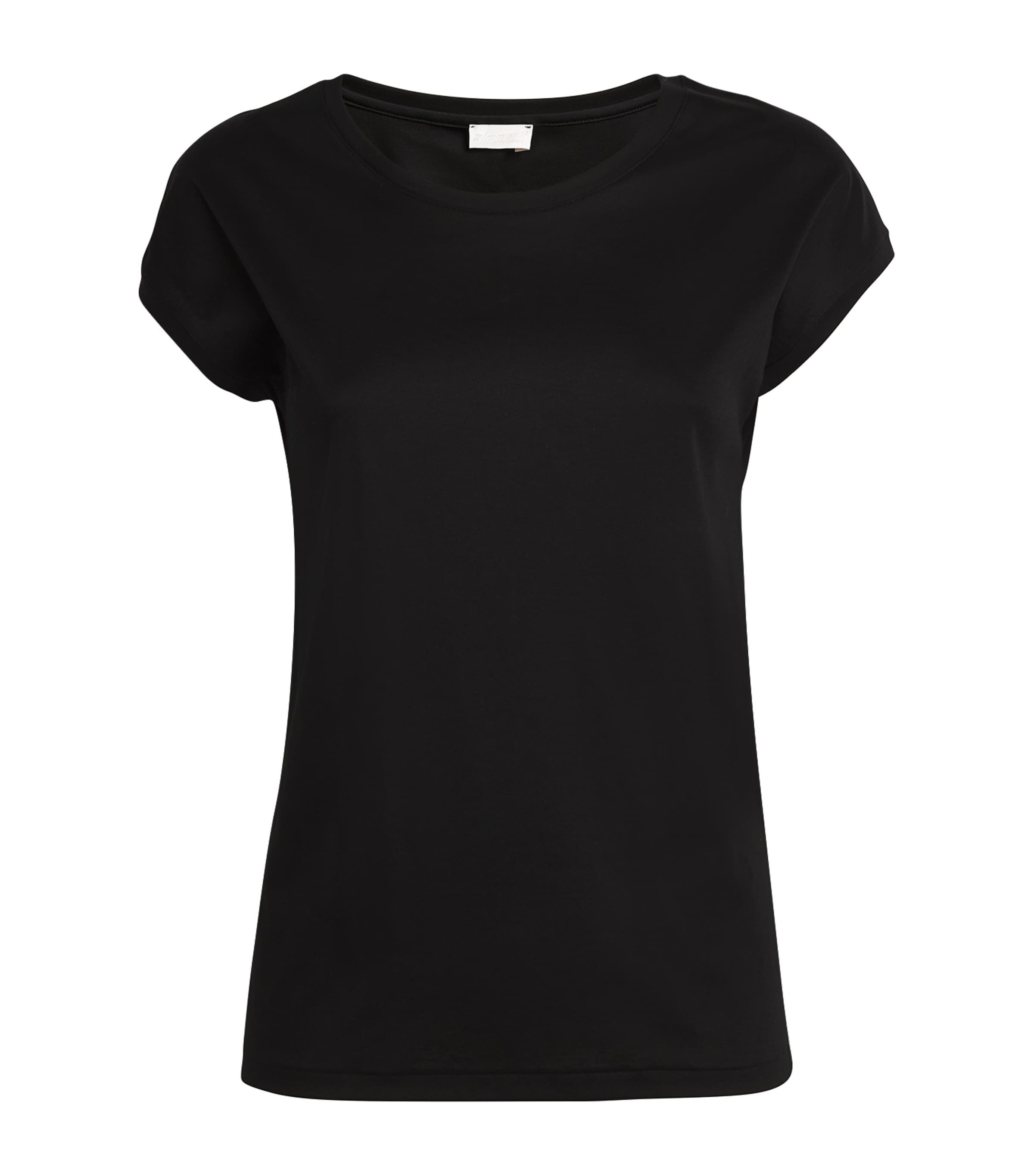 Zimmerli Sea Island Cotton T-shirt In Black