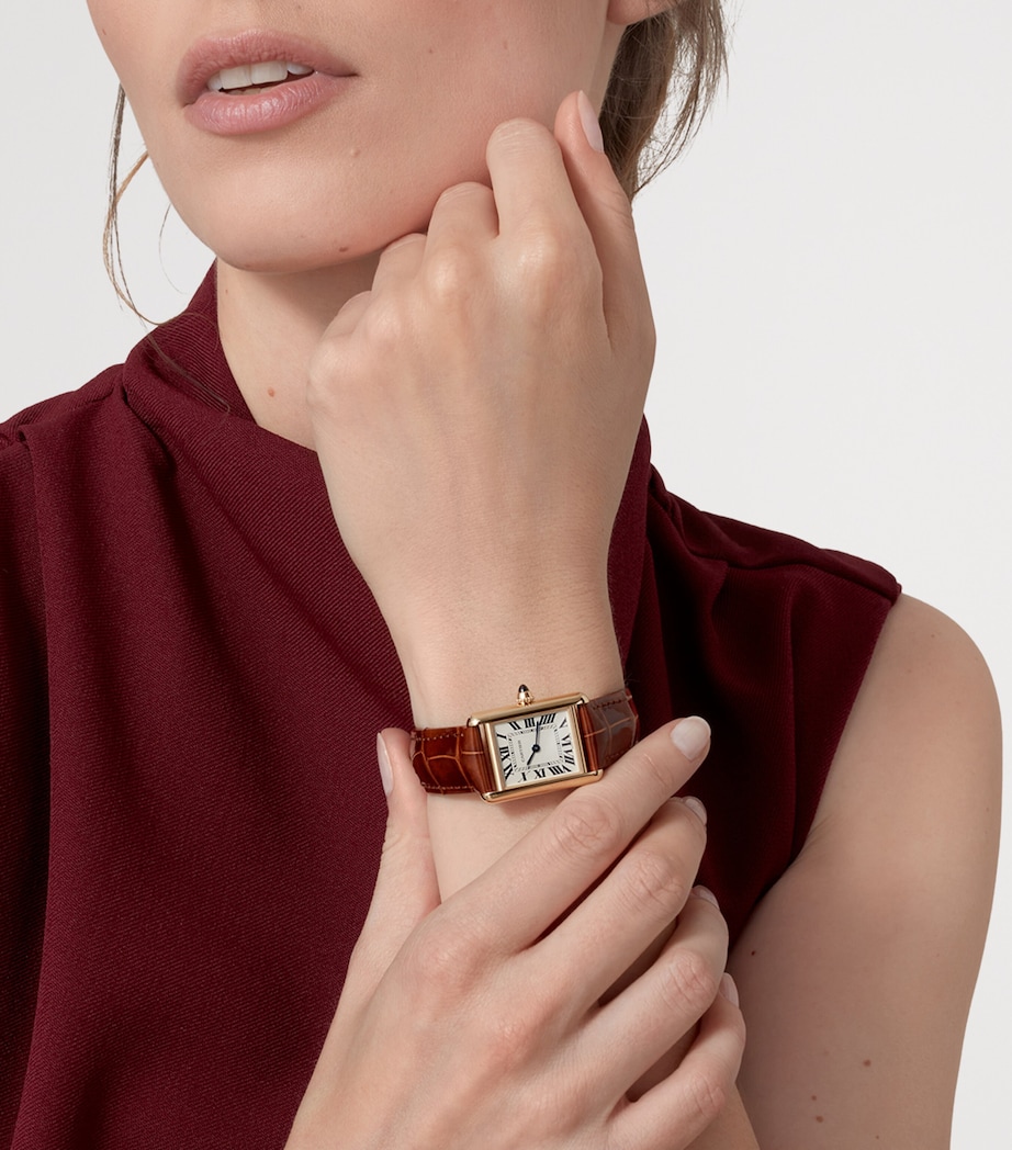 Small Yellow Gold Tank Louis Cartier Watch 22mm YELLOW GOLD Image 8