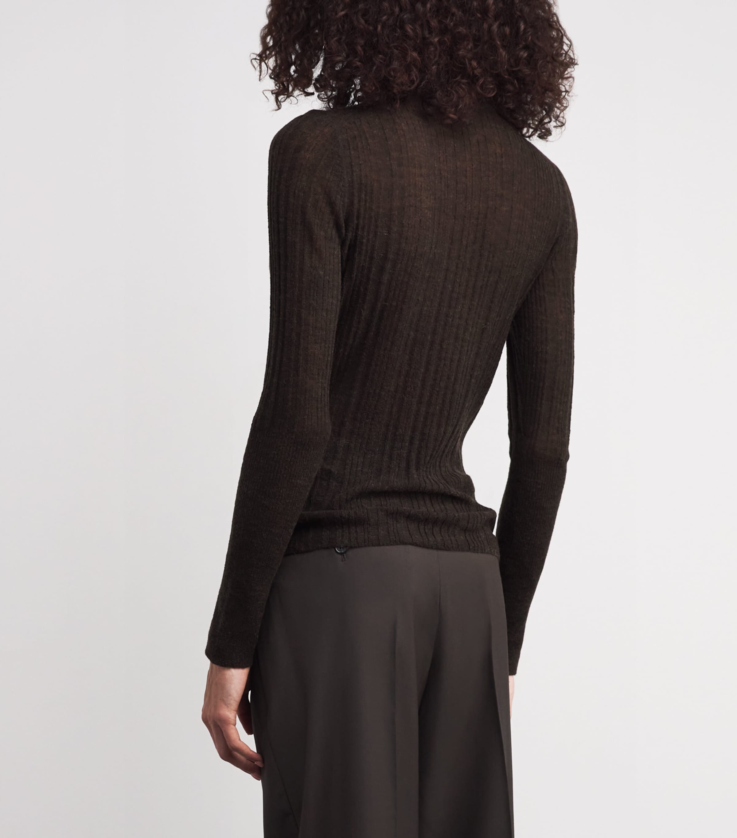 Wool-Blend Molony Rollneck Sweater COCOA Image 4