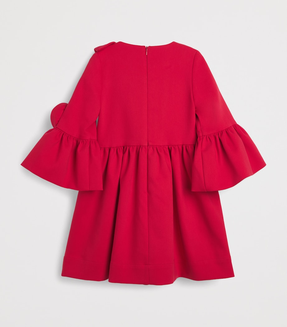 Floral-Detail Juliet Dress (4-14 Years) 501ROYAL RED Image 2