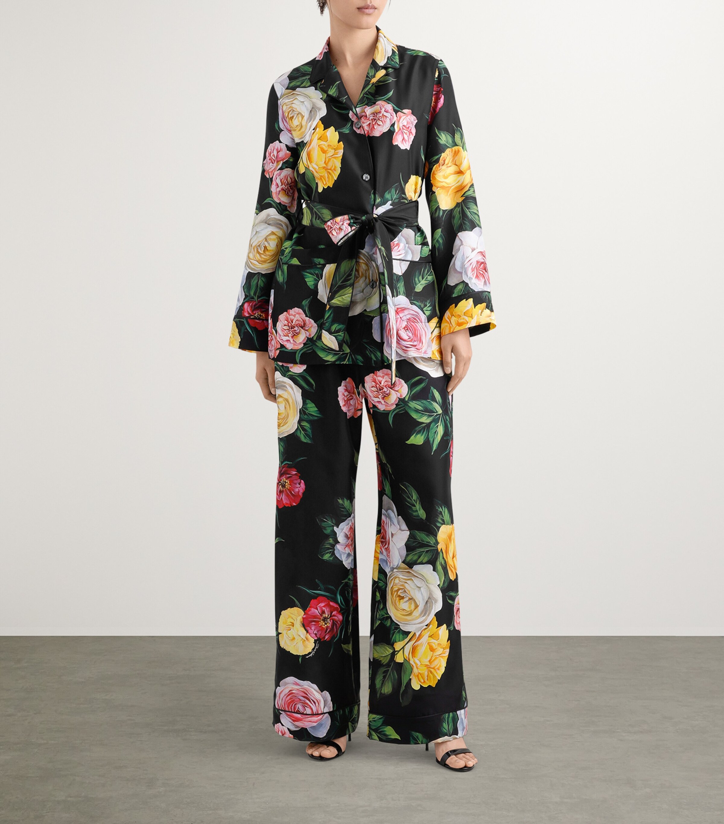Silk Floral Trousers HN5IY-PEONIE/ROSE F. Image 2