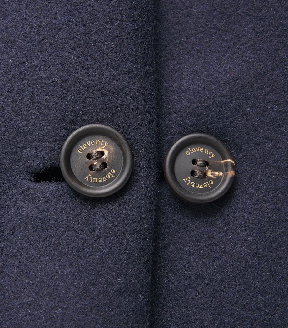 Cashmere Reversible Coat BLU, BLU Image 5