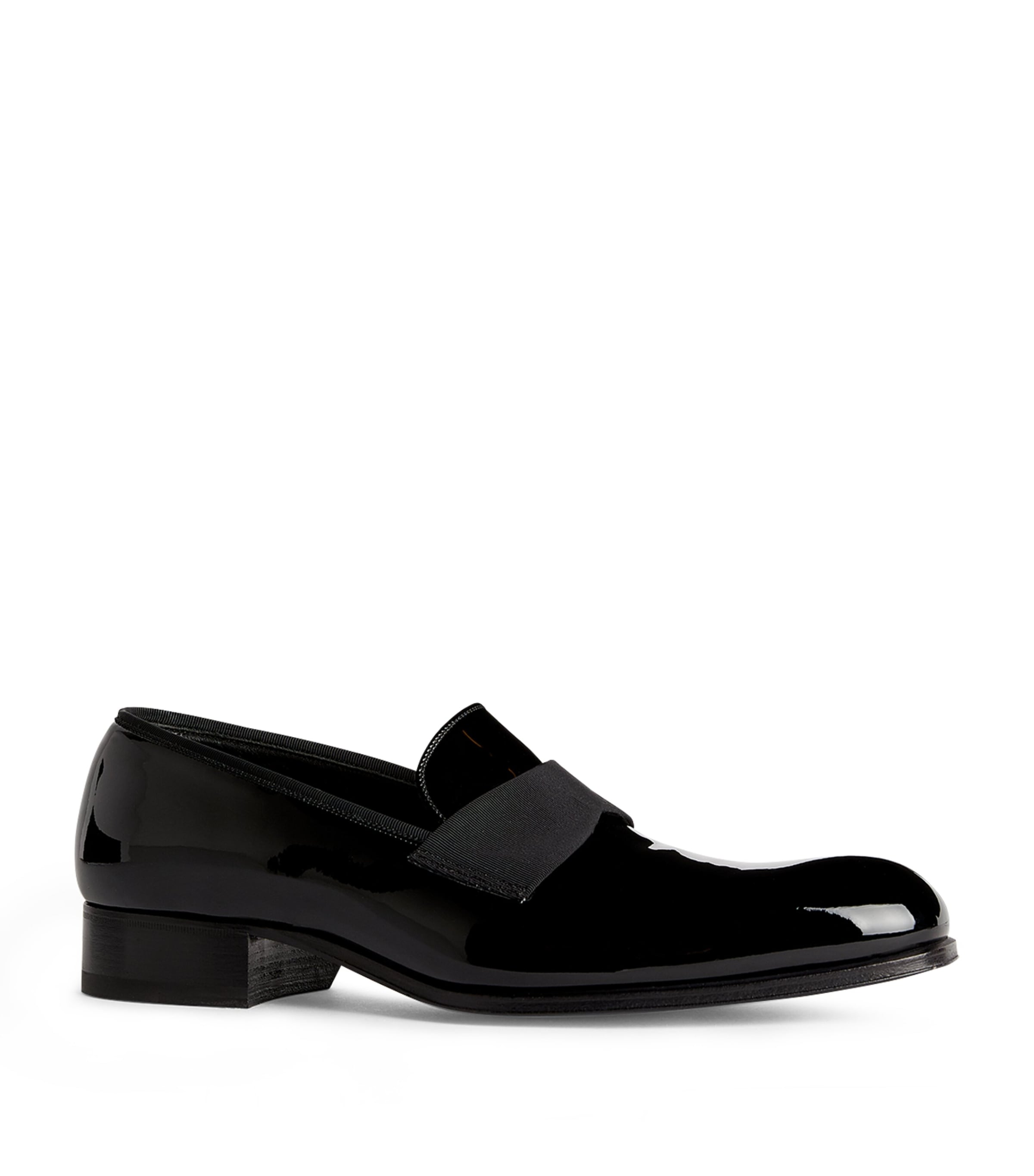 Tom Ford Patent Leather Loafers In Black