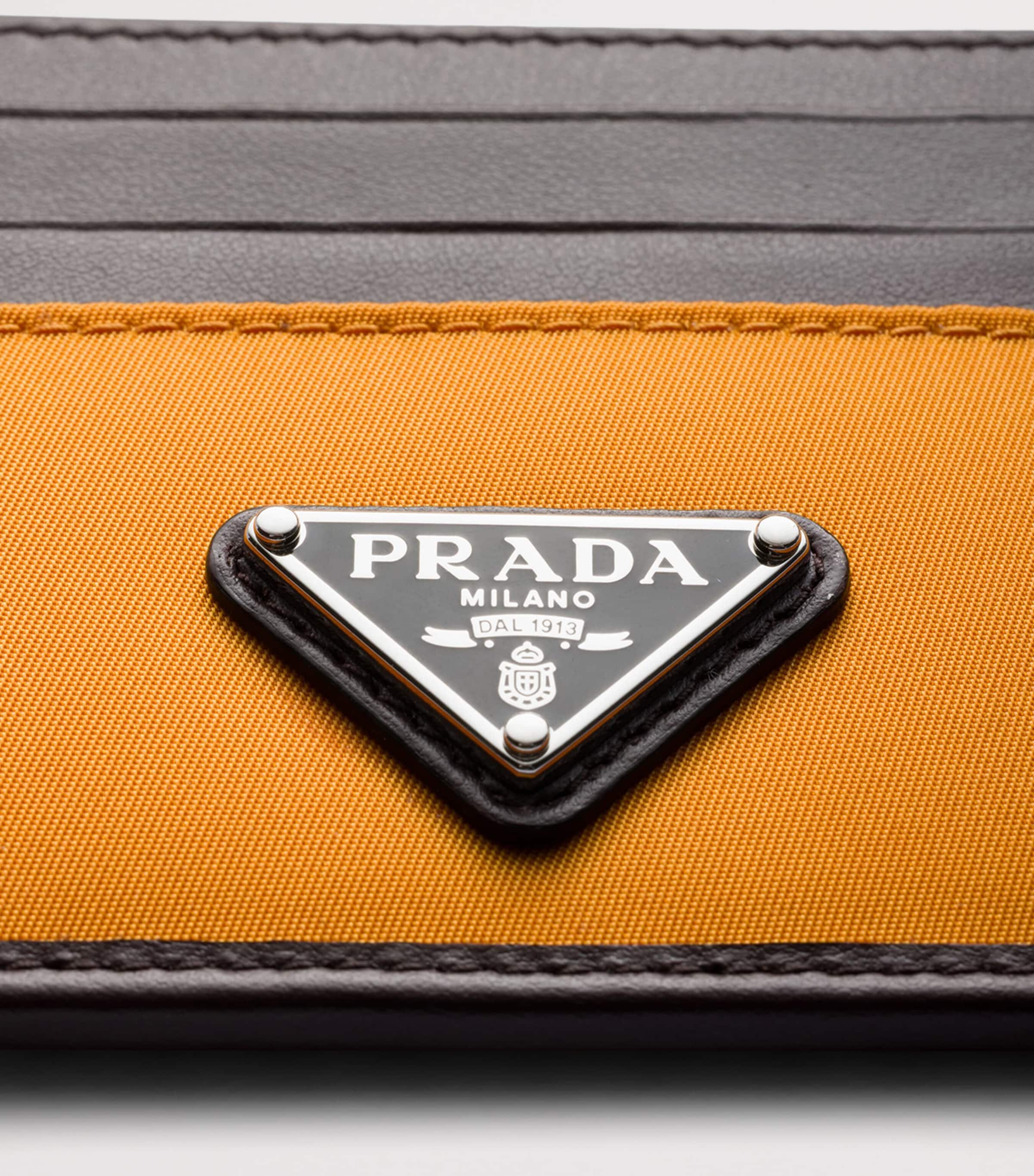 Re-Nylon and Leather Card Holder F0287 Image 2