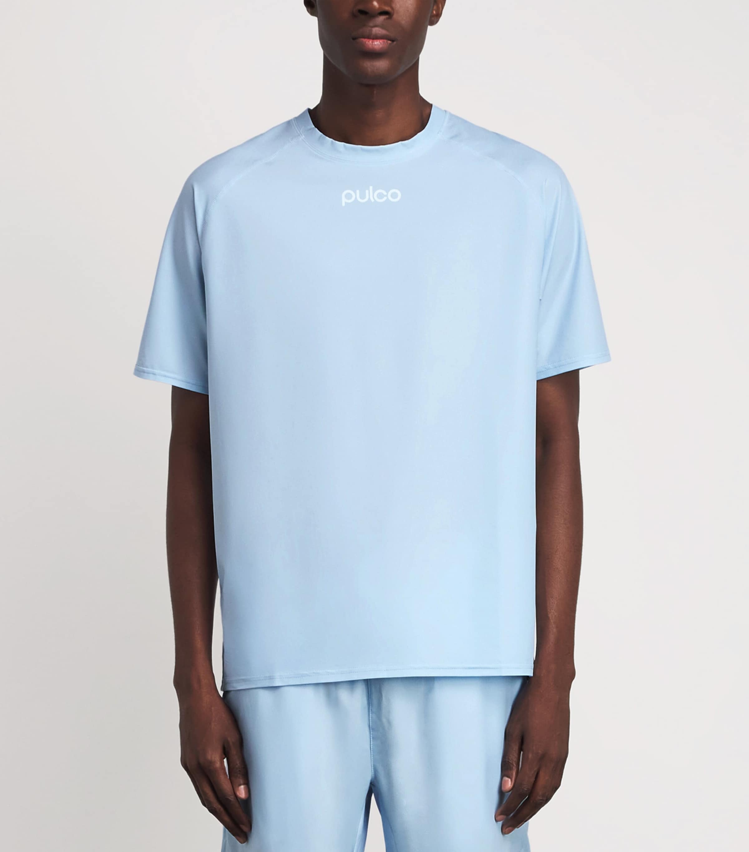 Pulco Studios Mens AIRCON Playing T-Shirt Sky Blue Image 4