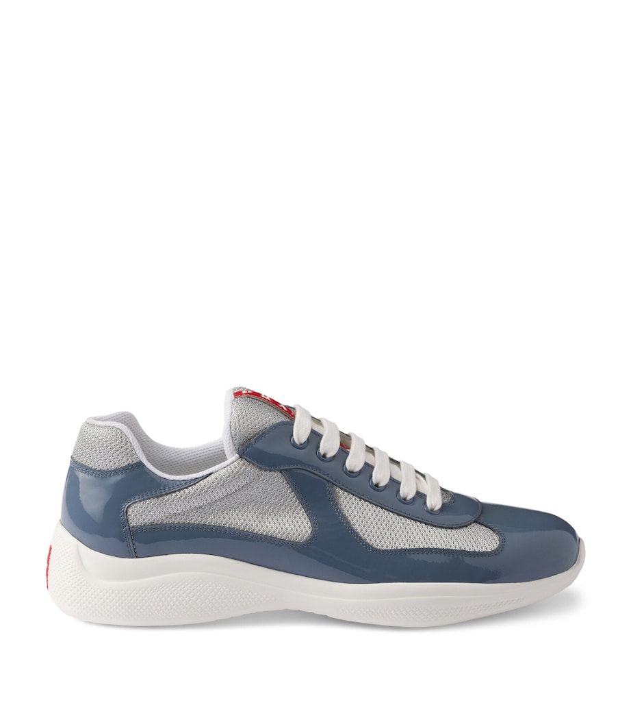 Patent Leather-Blend America's Cup Sneakers F04RD Image 1