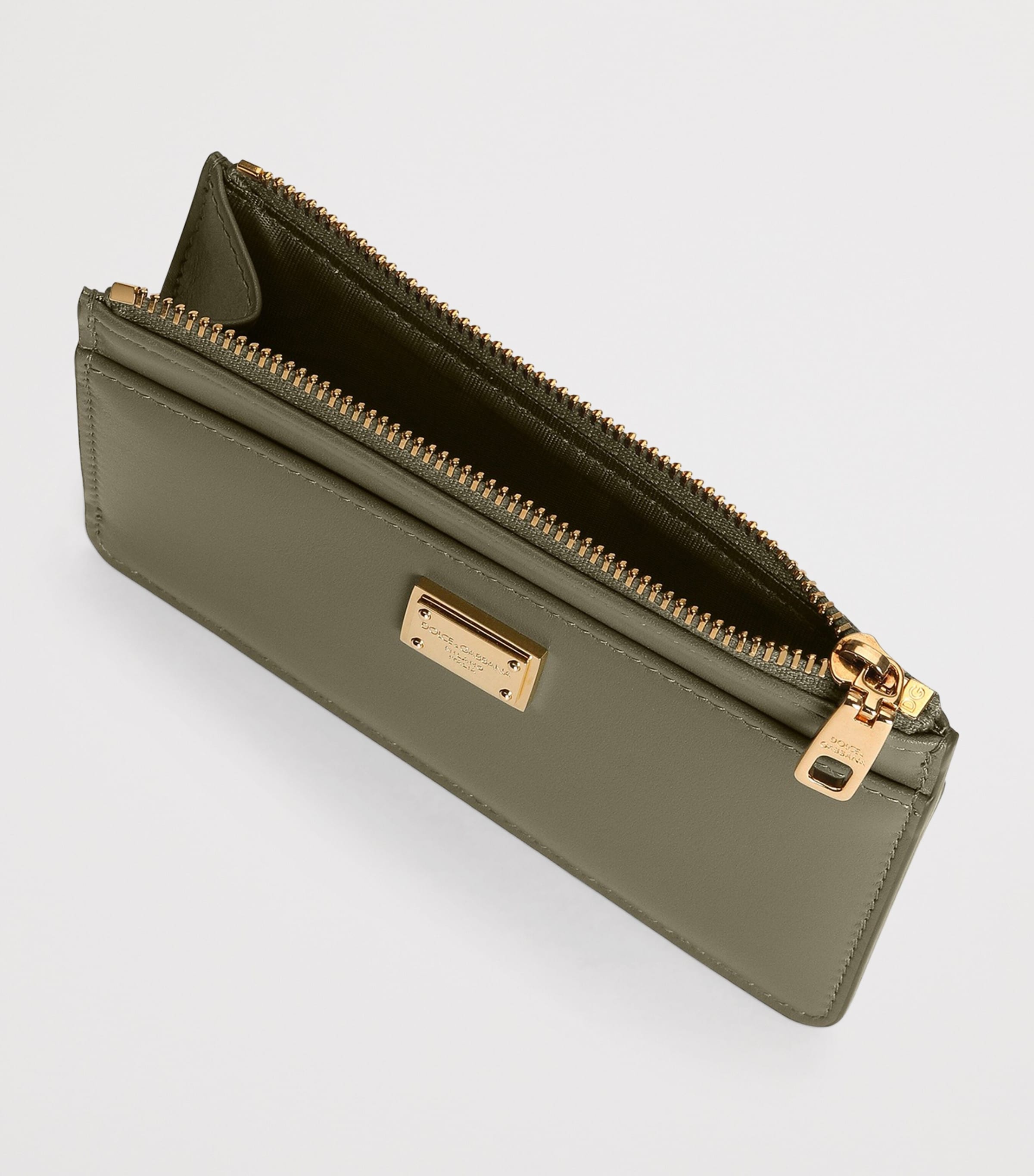 Plongé Calfskin Card Holder 80560-DARK GREE Image 4