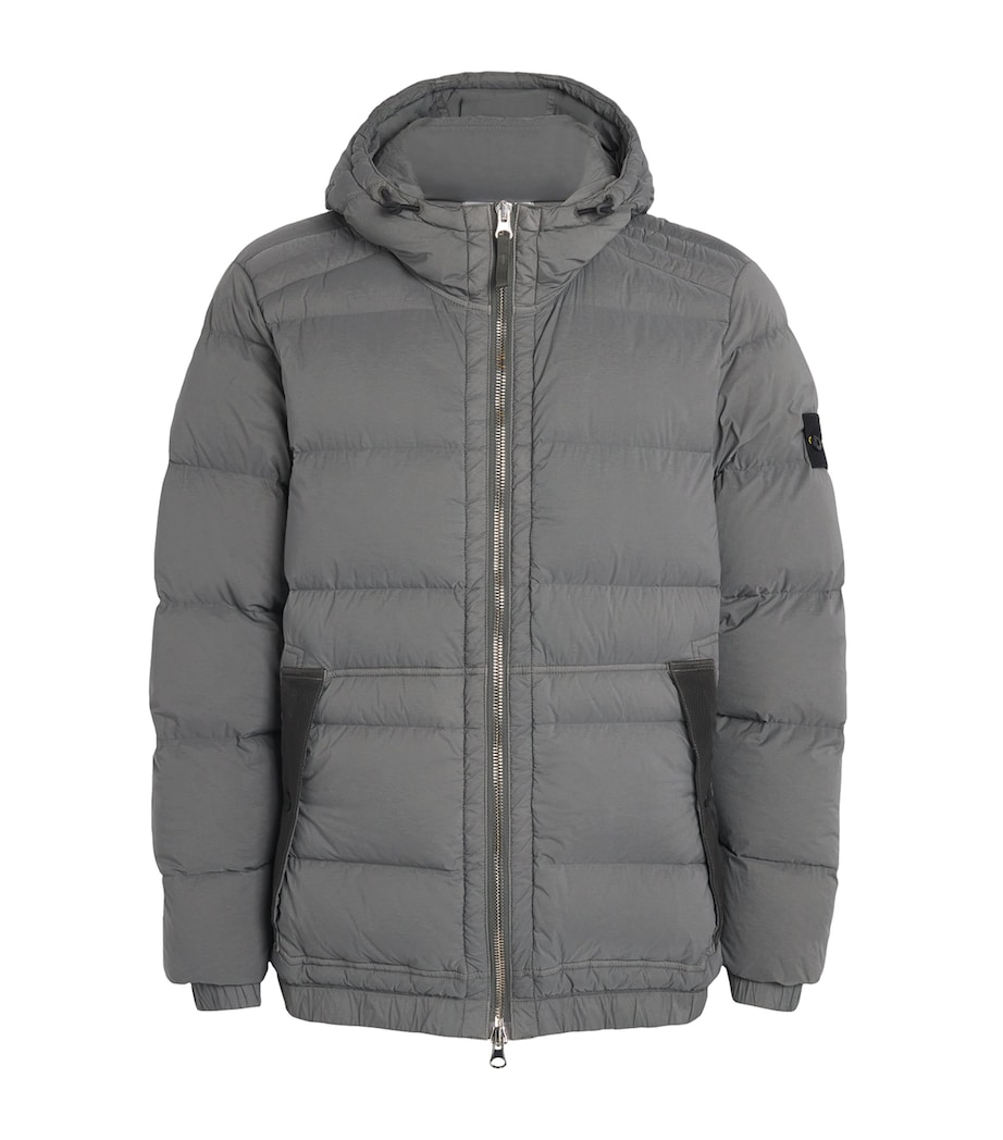 Down Seamless Tunnel Puffer Coat V006B Image 1