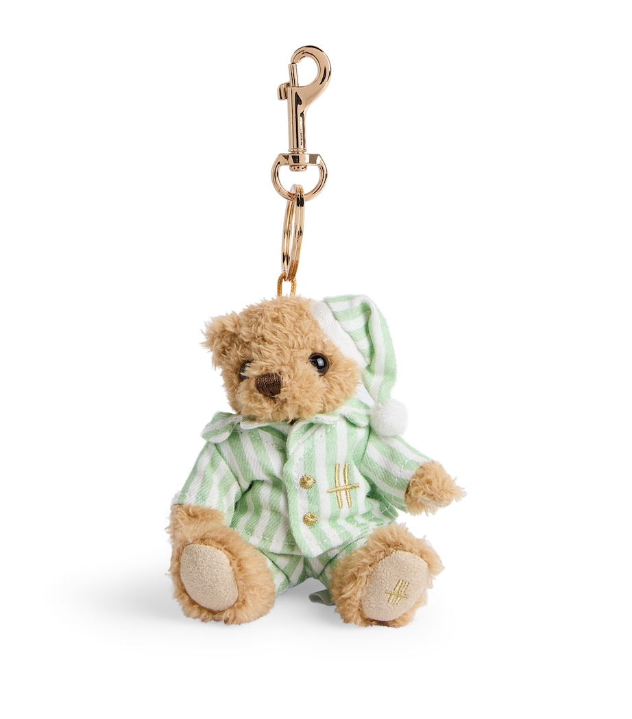 Pyjama Henry Bear Keyring GREEN Image 1