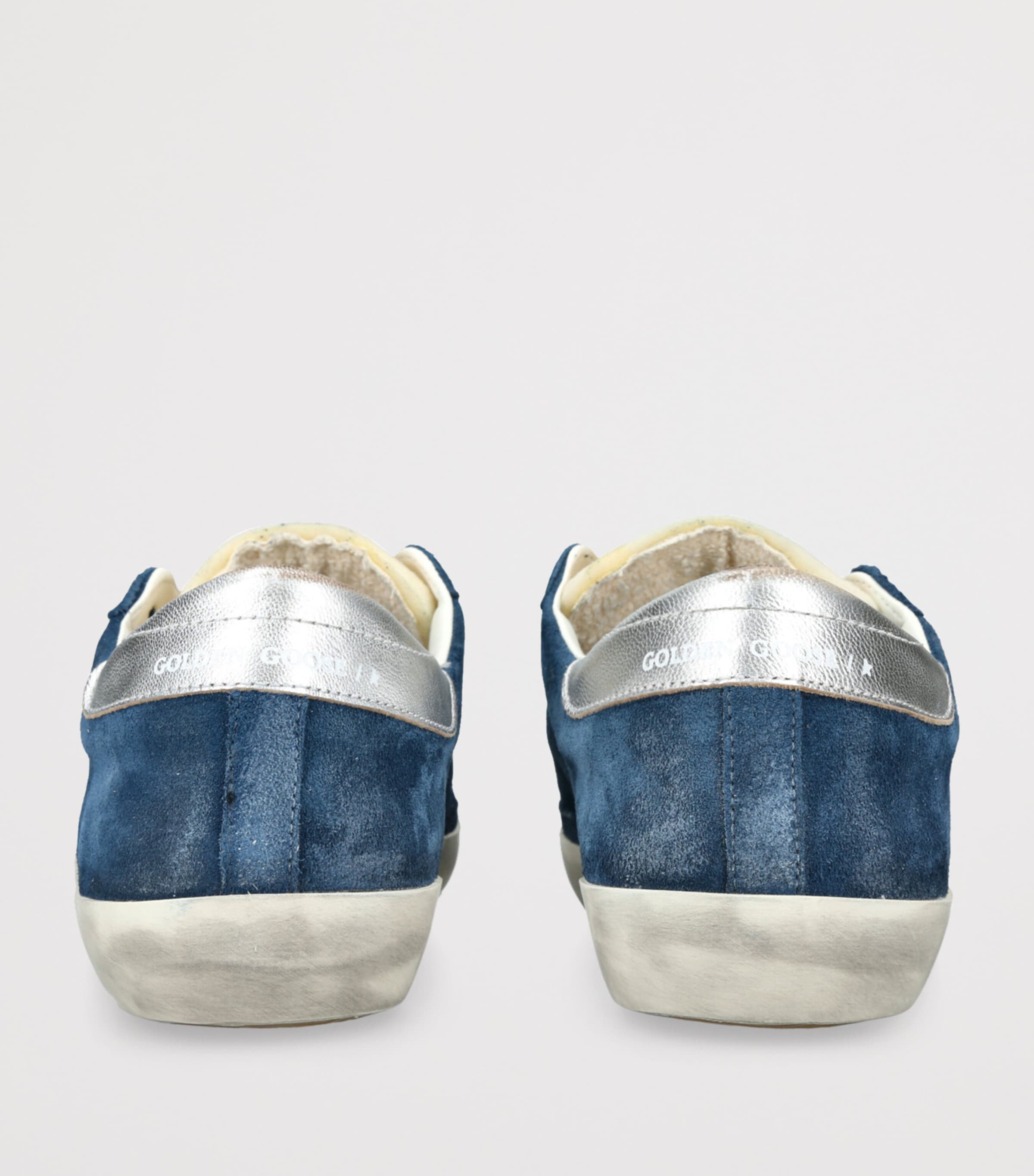 Leather Super-Star Sneakers BLUE OTHER Image 2