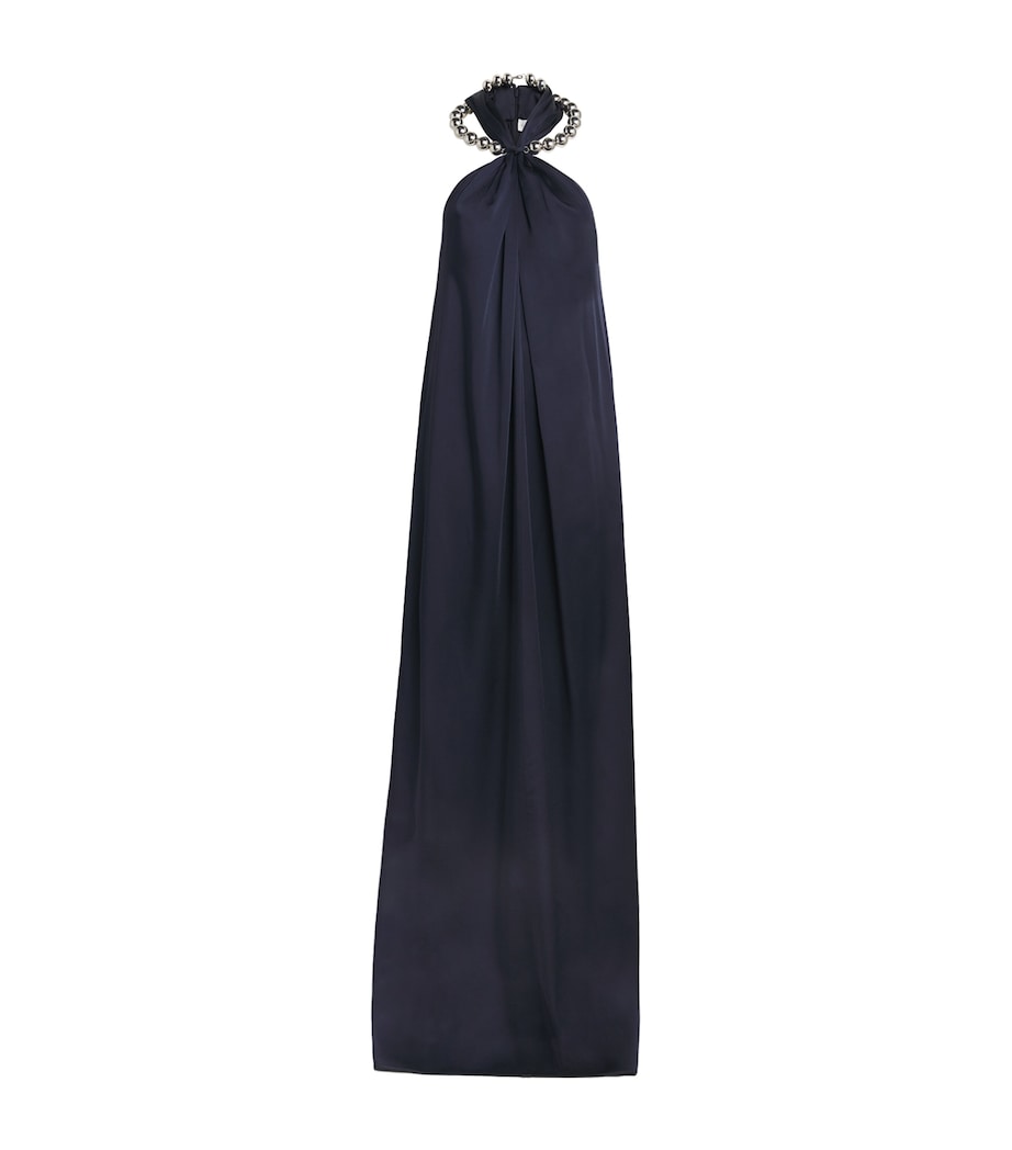 Satin Embellished Gown 4101 INK Image 1