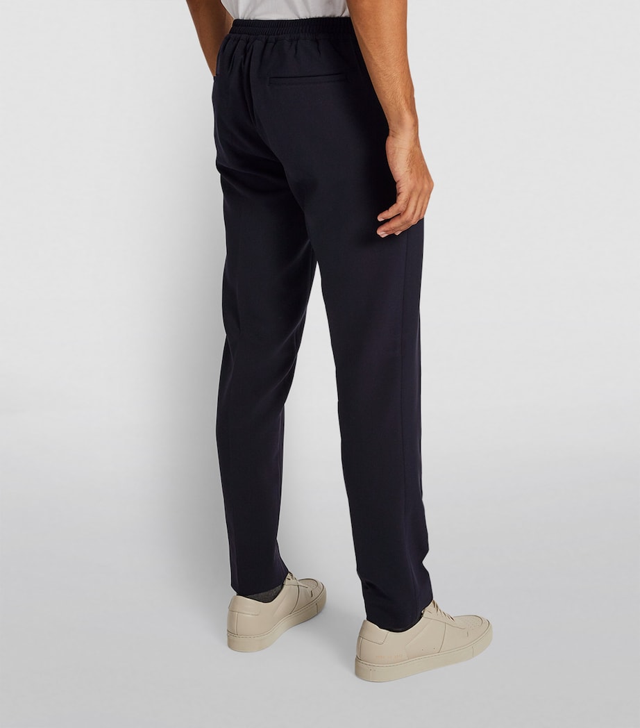 Stretch Jersey Trousers NAVY BLUE Image 4