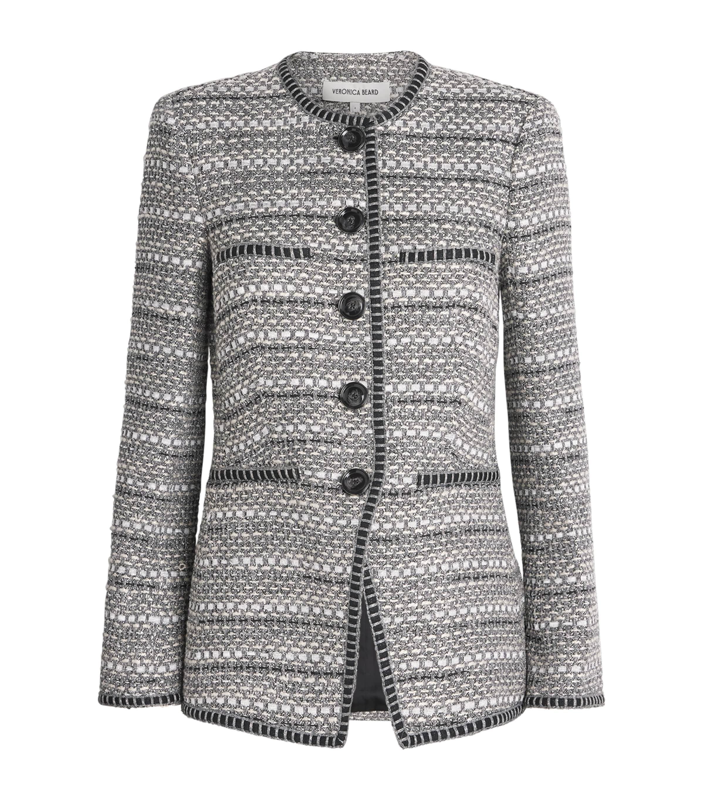 Tweed Alessia Blazer E0359 SILVER Image 1